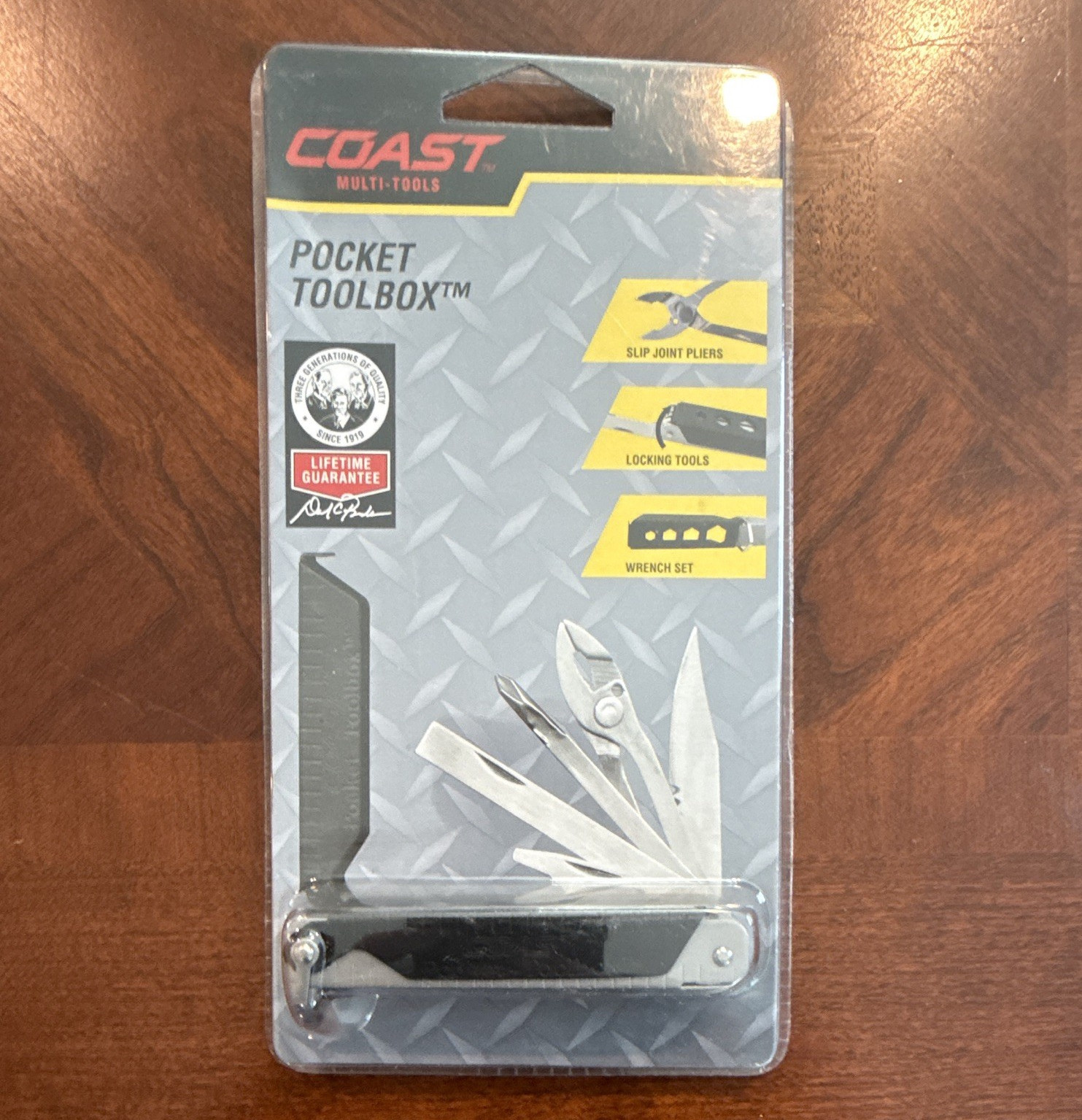 Coast Pocket Tool Box Multi-Tool Slip Joint Pliers Locking Tools Bit Set C3900CP