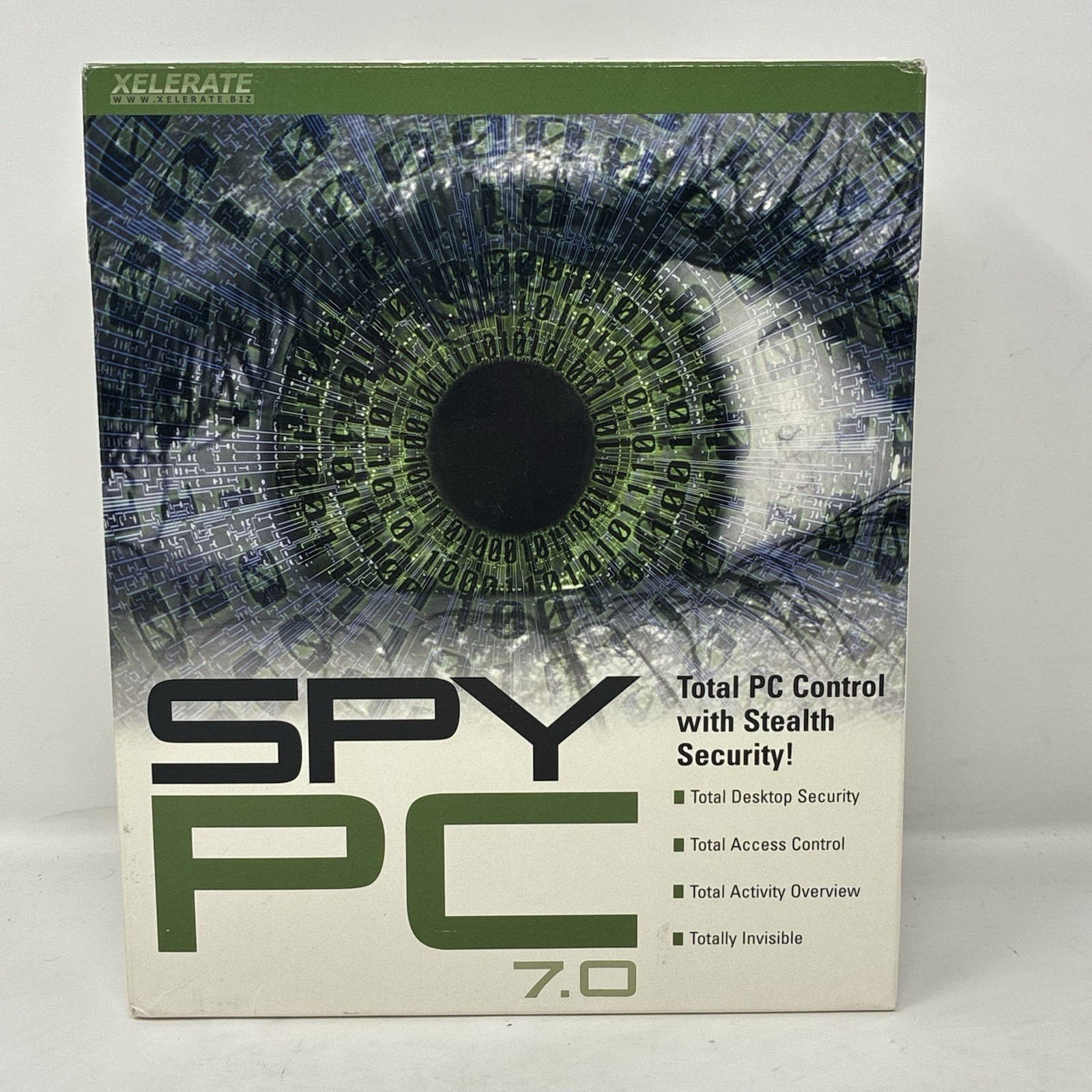 SPY PC 7.0 Total PC Control with Stealth Security Retail Big Box