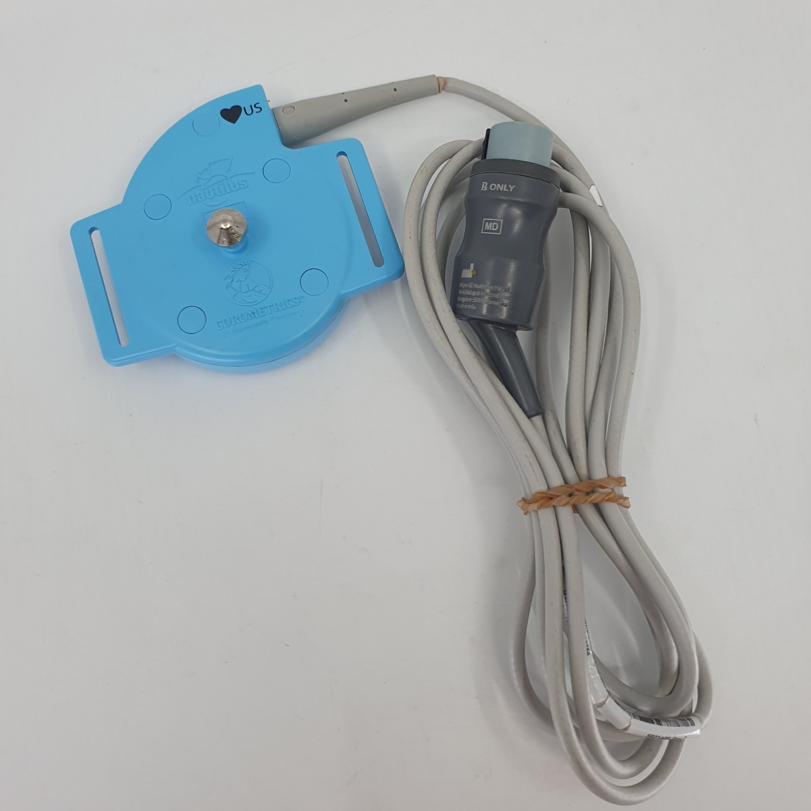 GE Ultrasound Transducer Corometrics Nautilus Fetal Monitor Wing Belt US OB