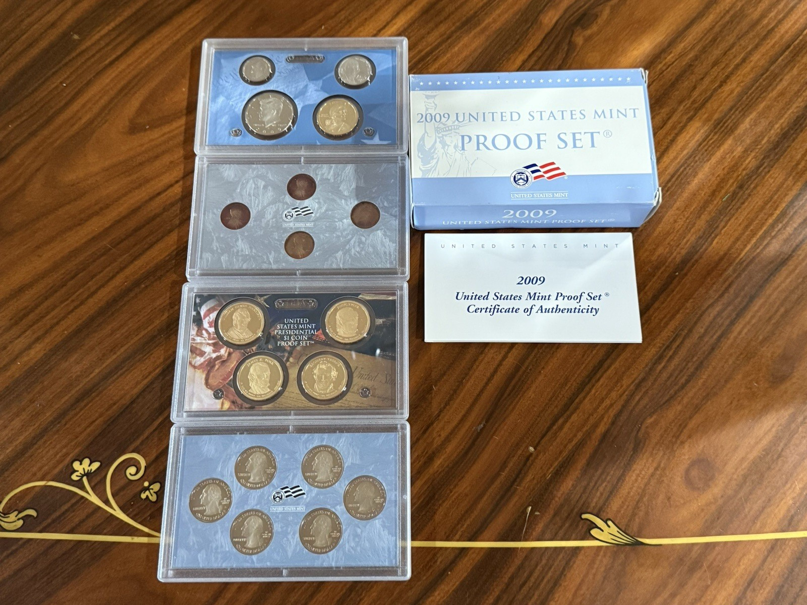 2009 US Mint Proof 18 Coins Set W/ All Lincoln Cents, Uncirculated,Org Gov't Pkg