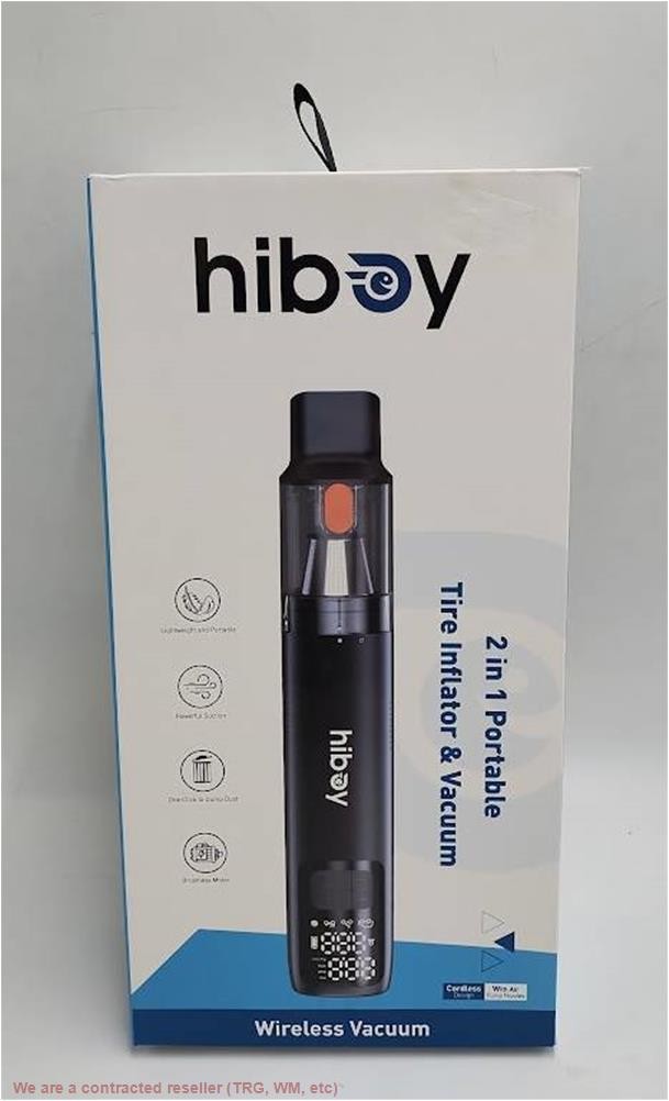 Hiboy Portable Tire Inflator and Vacuum Battery Powered Air Pump