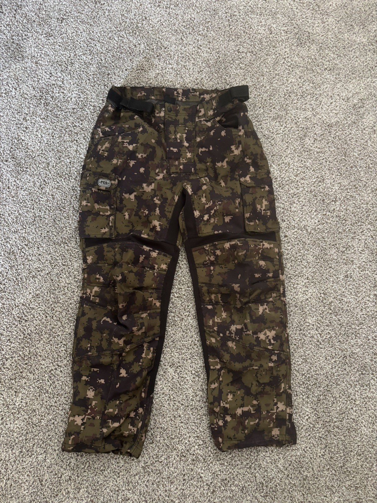 PCS Paintball Pants Medium Digital Green Camo
