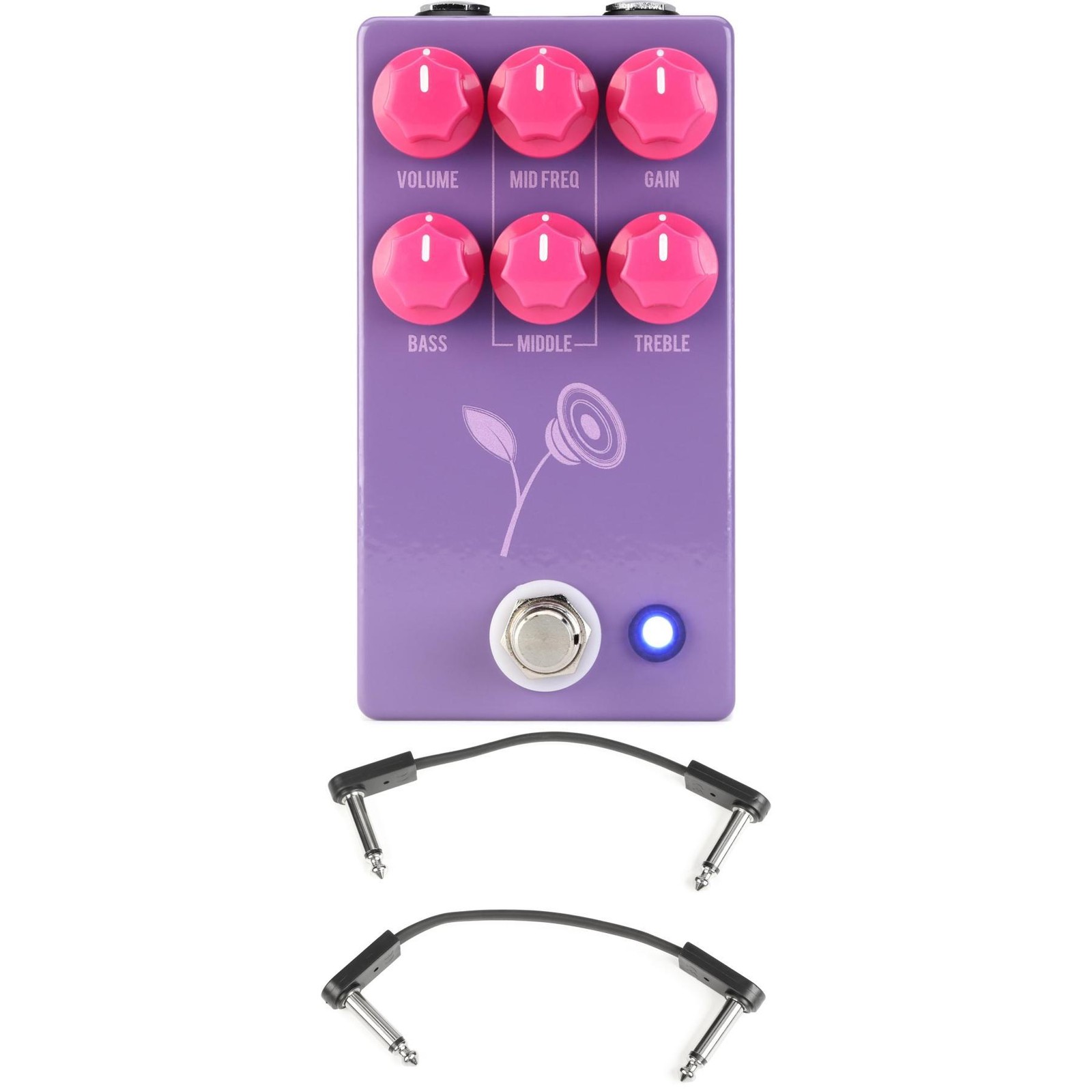 JHS Violet Lari Basilio Signature Distortion/Overdrive Pedal with EBS Patch