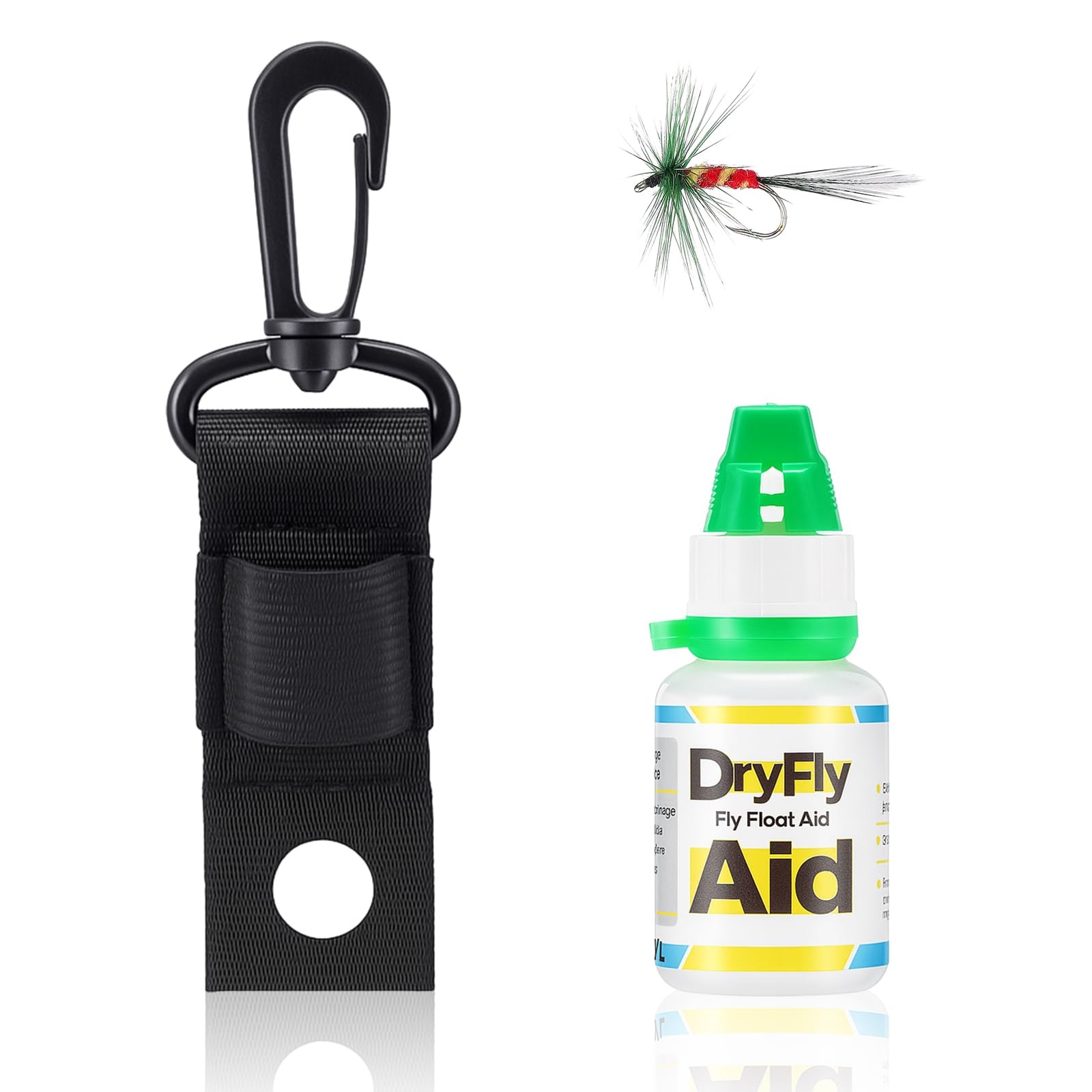 2 Pcs Dry Fly Fishing Accessories Include Dry Fly Line Dressing Floatant with...