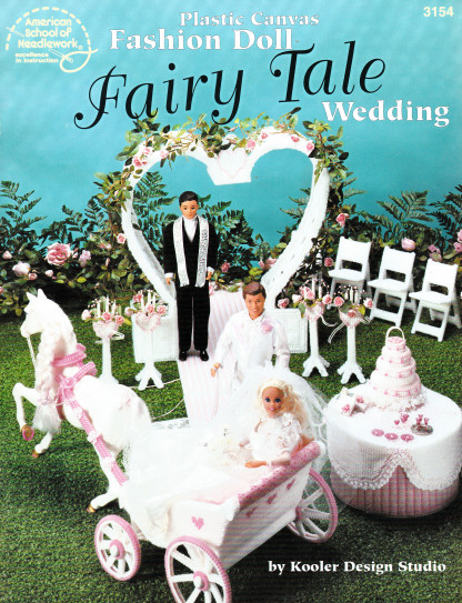 Fairy Tale Wedding Barbie Carriage Cake Sweetheart Arch Candelabra Celebrate OOP