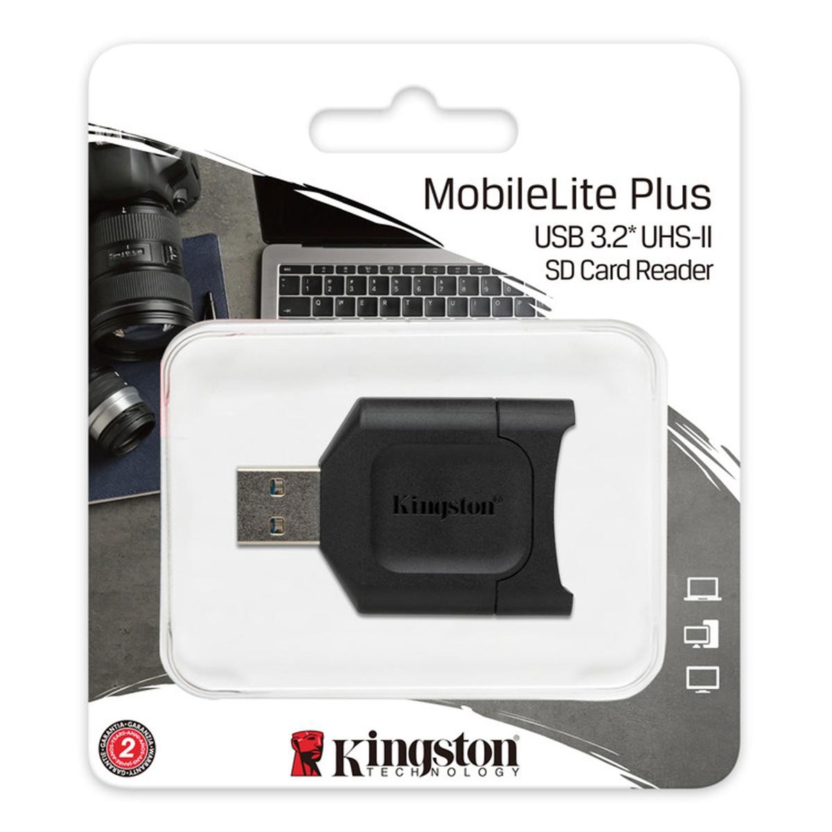 Kingston Technology MobileLite Plus USB 3.2 SDHC/SDXC UHS-II Card Reader