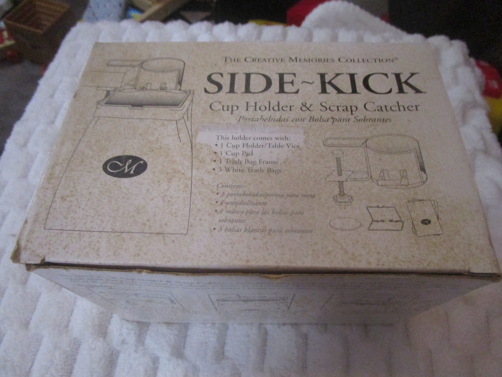 Vintage Creative Memories Side-kick Cup Holder & Scrap Catcher Brand New
