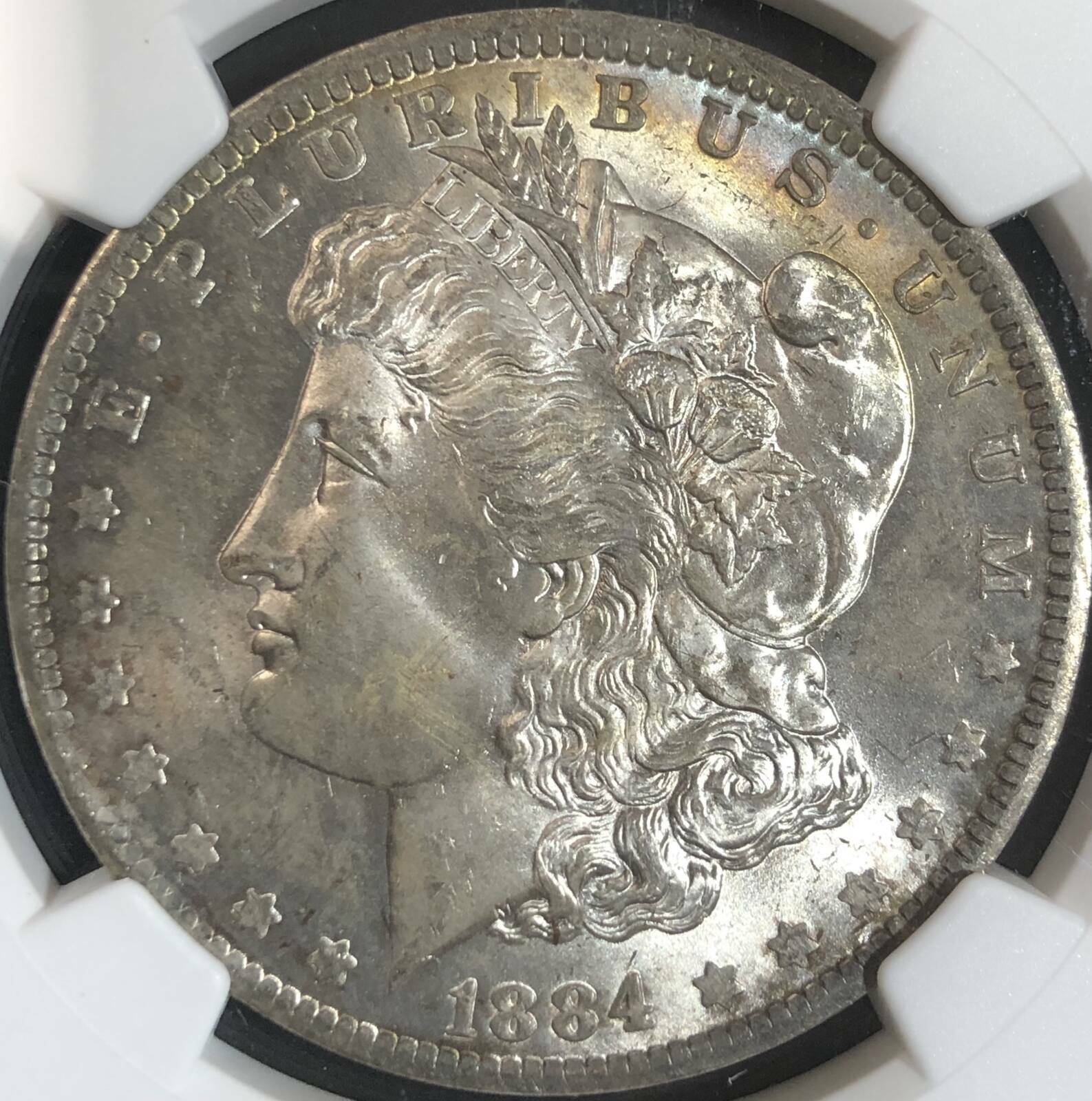 1884 O Morgan Silver Dollar  NGC MS-64