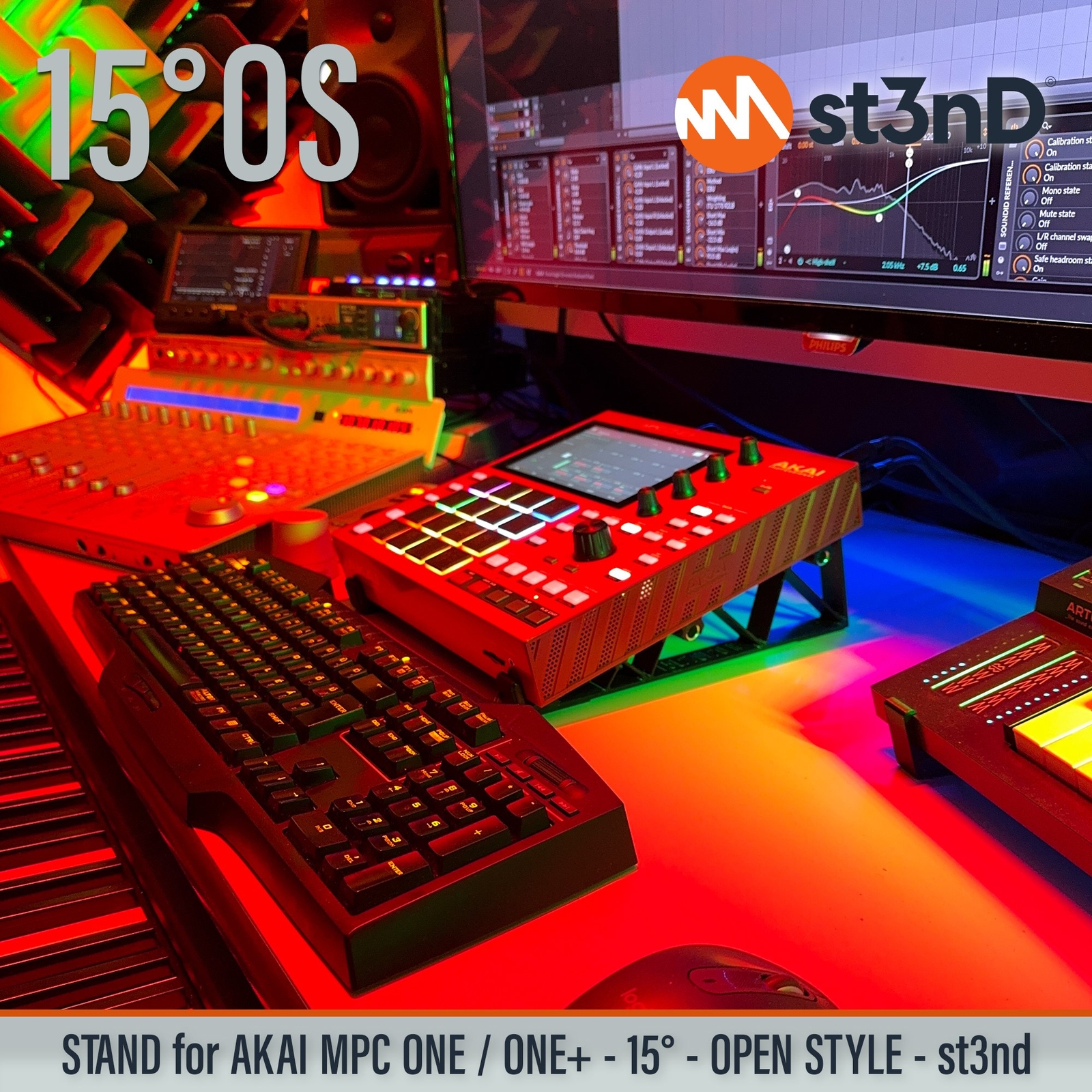 STAND for AKAI MPC ONE / ONE+ - 15° - Open Style
