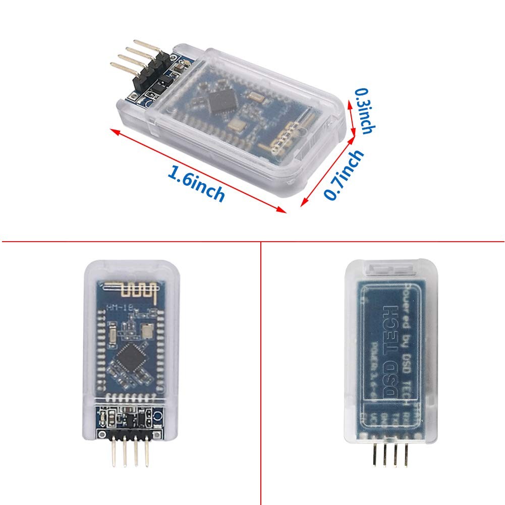 DSD TECH HM-18 CC2640R2F Bluetooth 5.0 BLE Module Compatible with HM-10 for A...