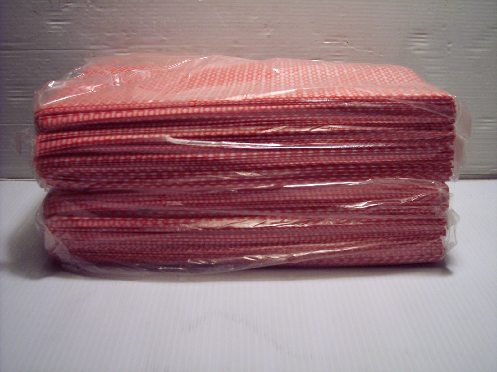 50 REUSABLE WIPES CLEANING CLOTHS  XL PINK 23" X 13"  FREE S/H