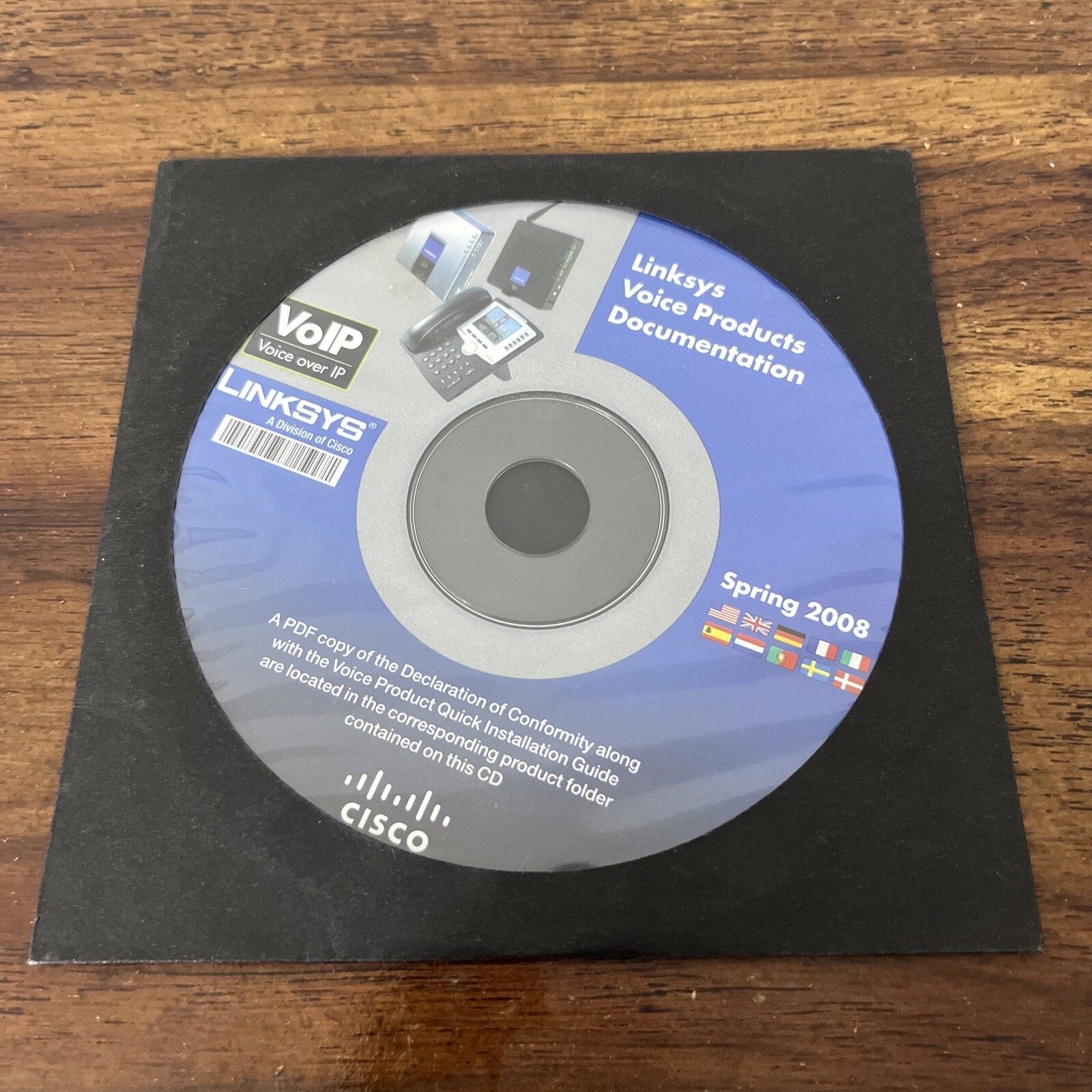 Linksys by Cisco voice products documentation Voip CD spring 2008