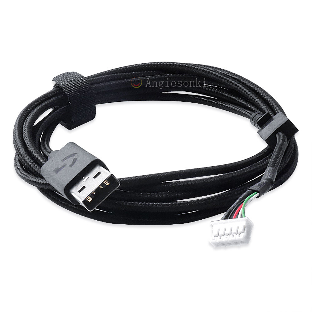 NEW USB Cable Braided Wire Replacement for Logitech G502 Hero RGB Gaming Mouse
