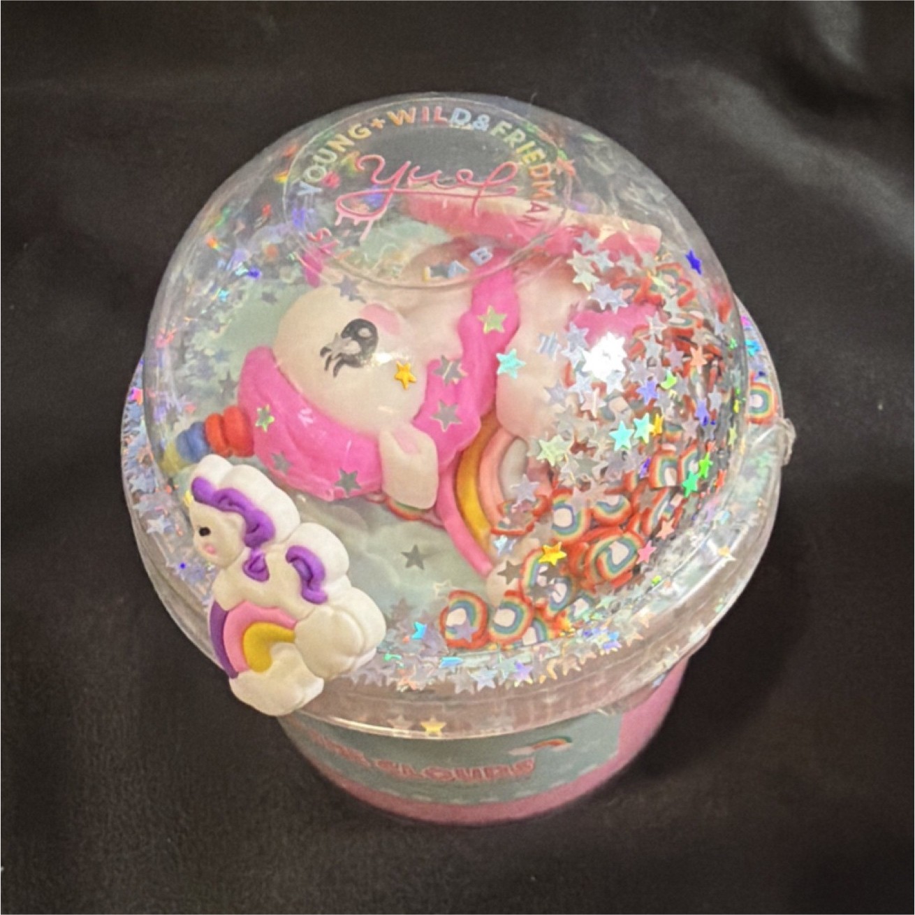Young Wild & Friedman Unicorn in the Clouds Pink Modeling Clay