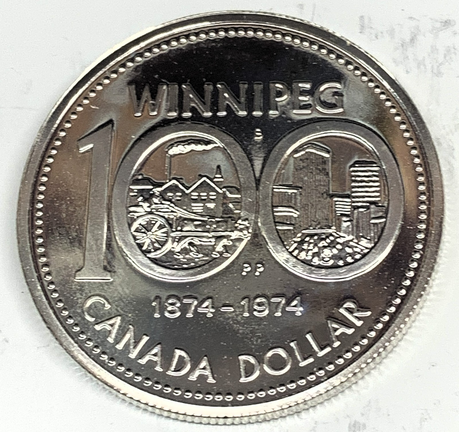 # C9003  CANADA  COIN,   ONE DOLLAR    1974   UNC.
