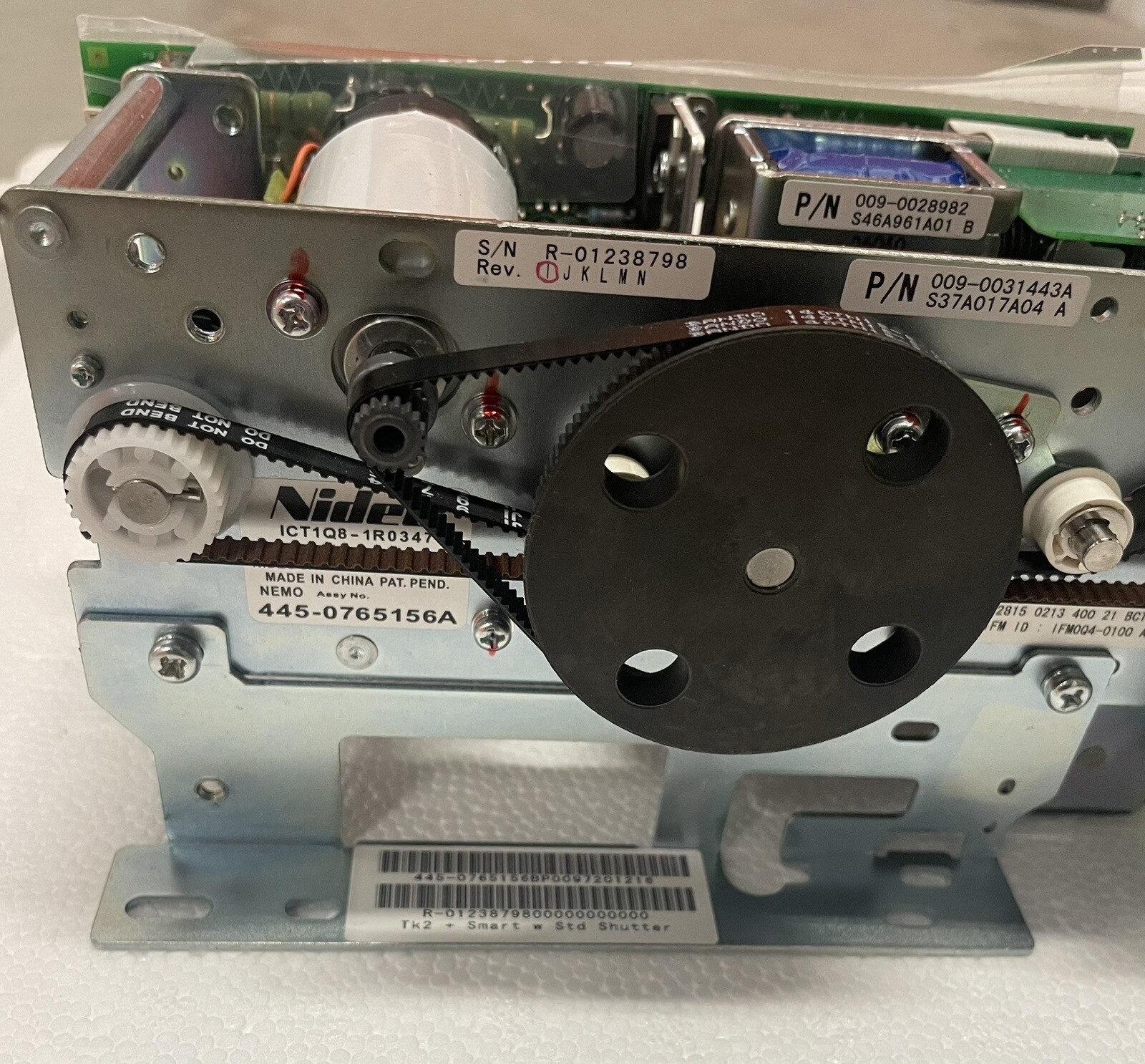 NCR Motorized Card Reader Track2 + w Std Shutter PN: 445-0765156A