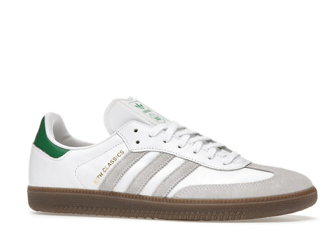 KITH x adidas Originals Samba OG White Green FX5398 Men's Size