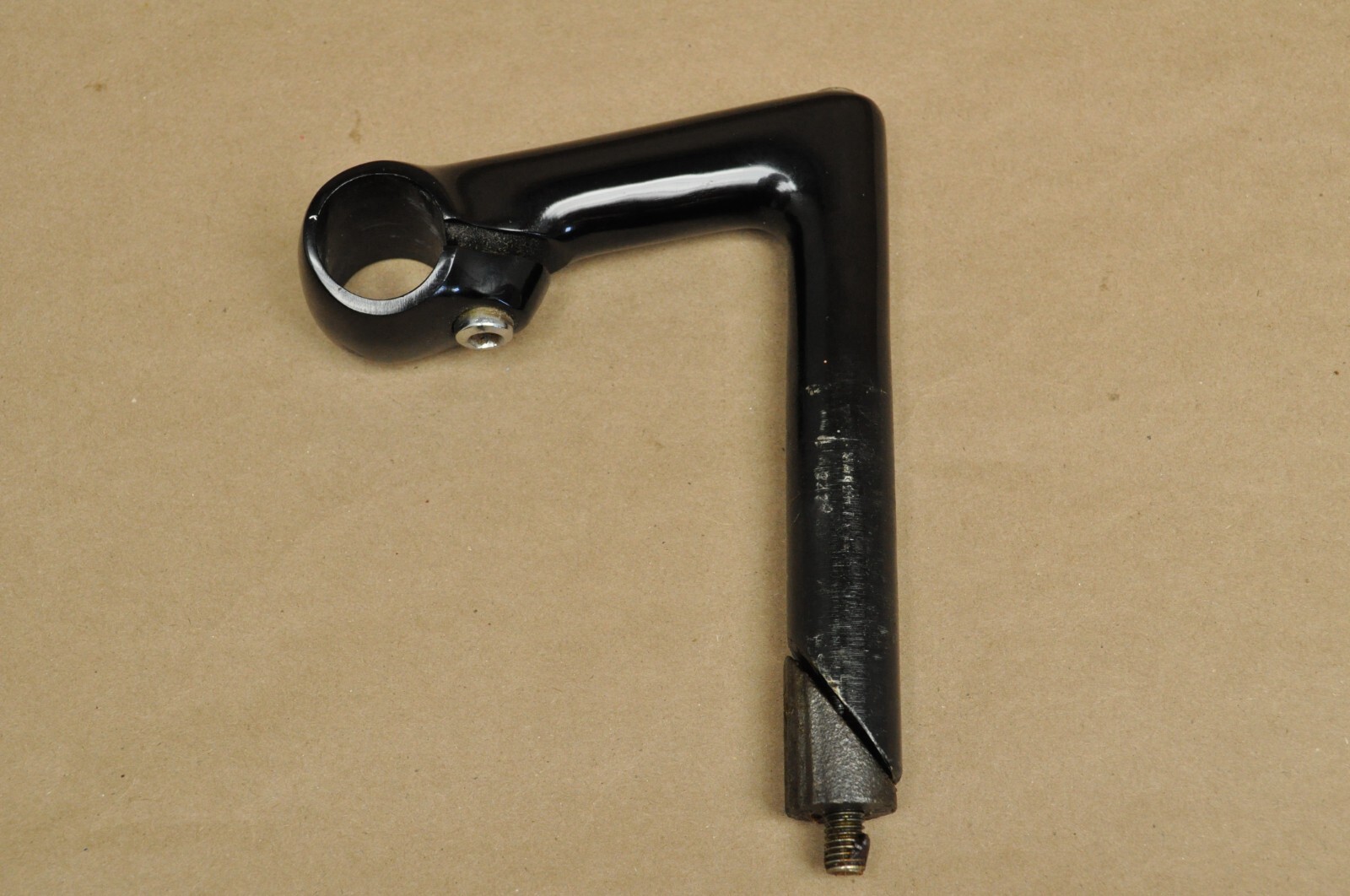 HL Brand Handlebar Stem Quill & Bolt Alloy Bicycle Black Taiwan VTG
