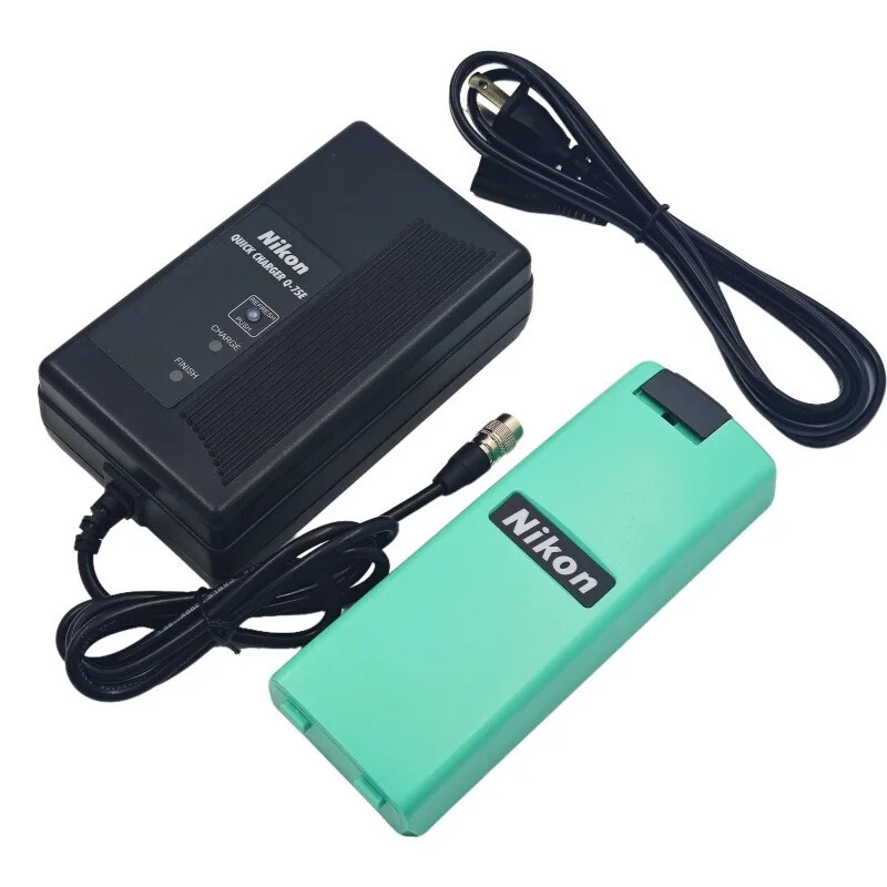 NEW NIKON BC-65 Battery & Q-75E Charger For NIKON Total Stations
