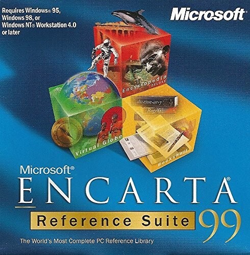 microsoft encarta deluxe suite 5 - disc set Virtual Globe CD