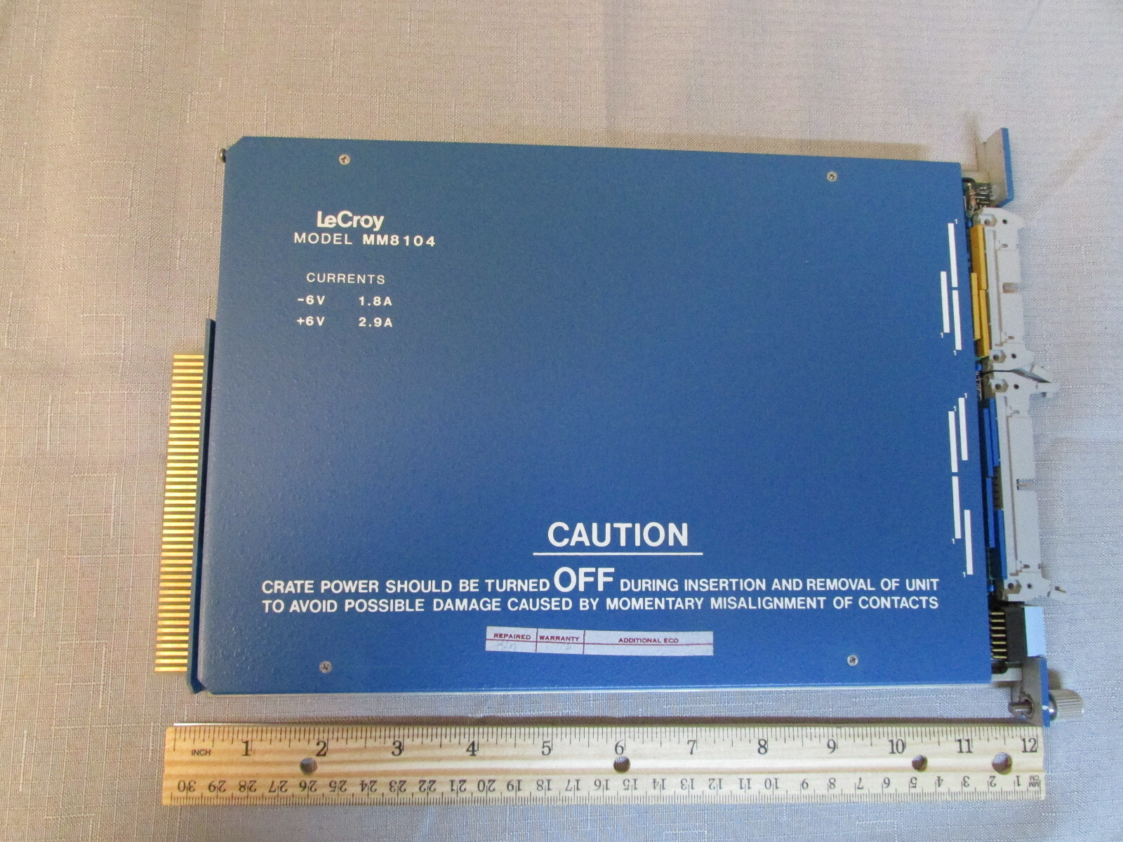 Lecroy  MM8104   8104  Memory CAMAC Plugin Module
