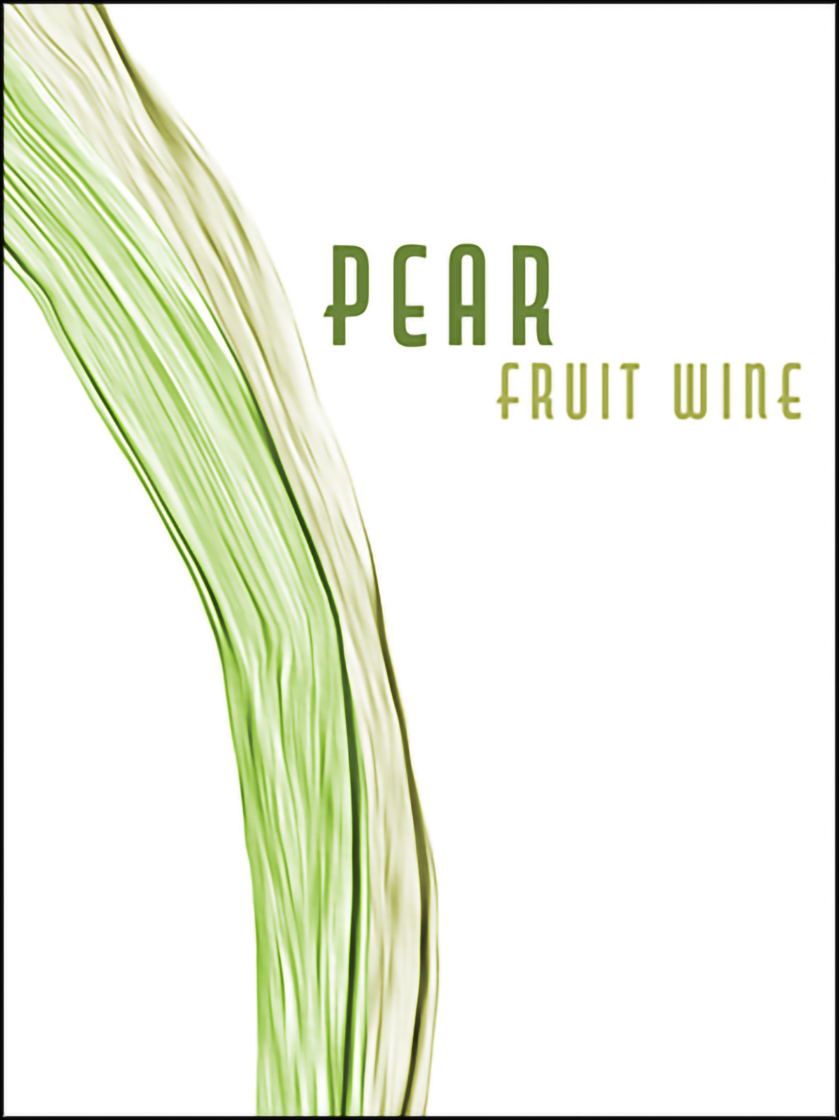 Pear Fruit wine Labels 30/Pack Fruit Labels Collection