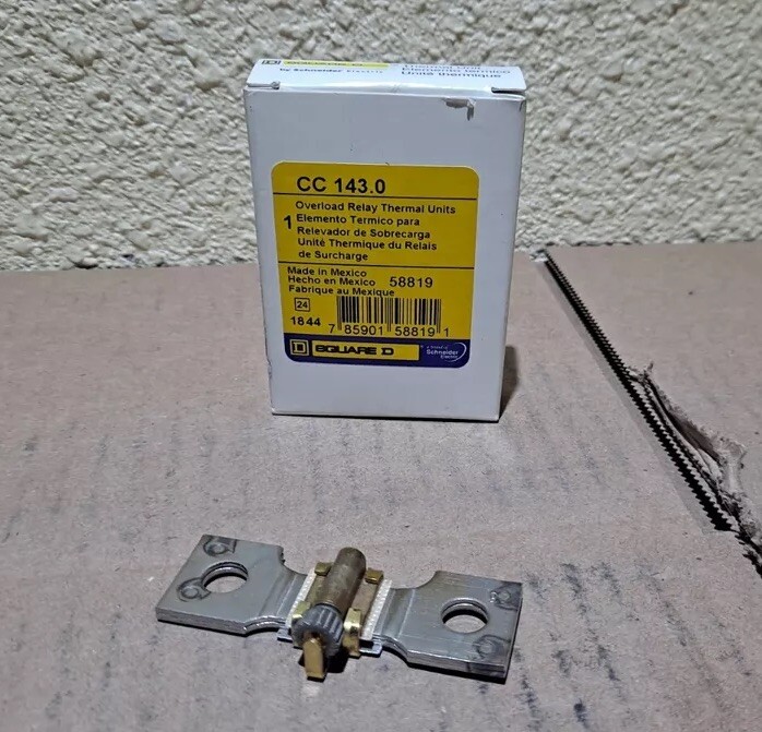 NEW Square D  CC143.0  Overload Relay Thermal Unit  58819  FAST SHIPPING