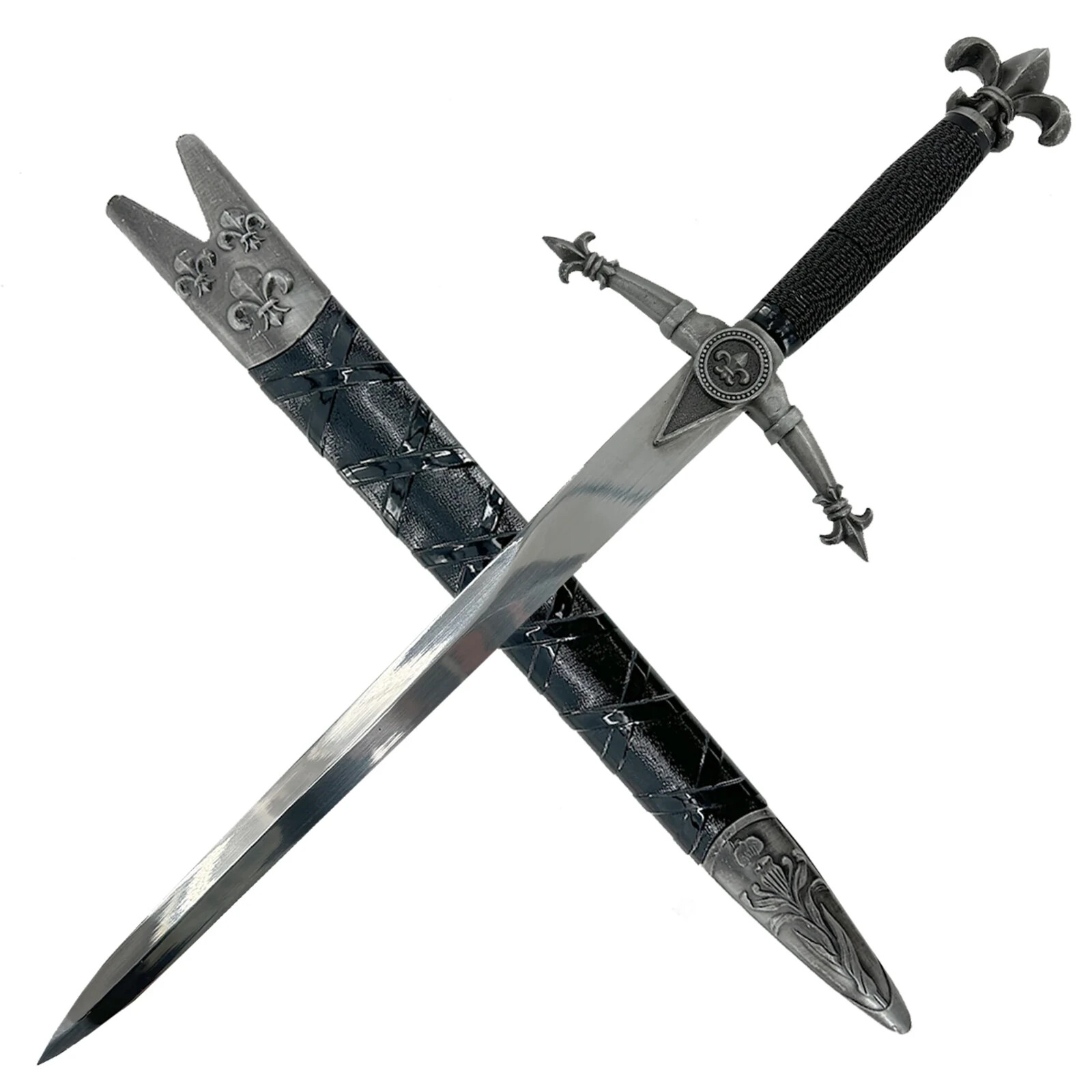 French King's Divinity Fleur De Lis Dagger - Metal Blade with Zinc Overall 19"