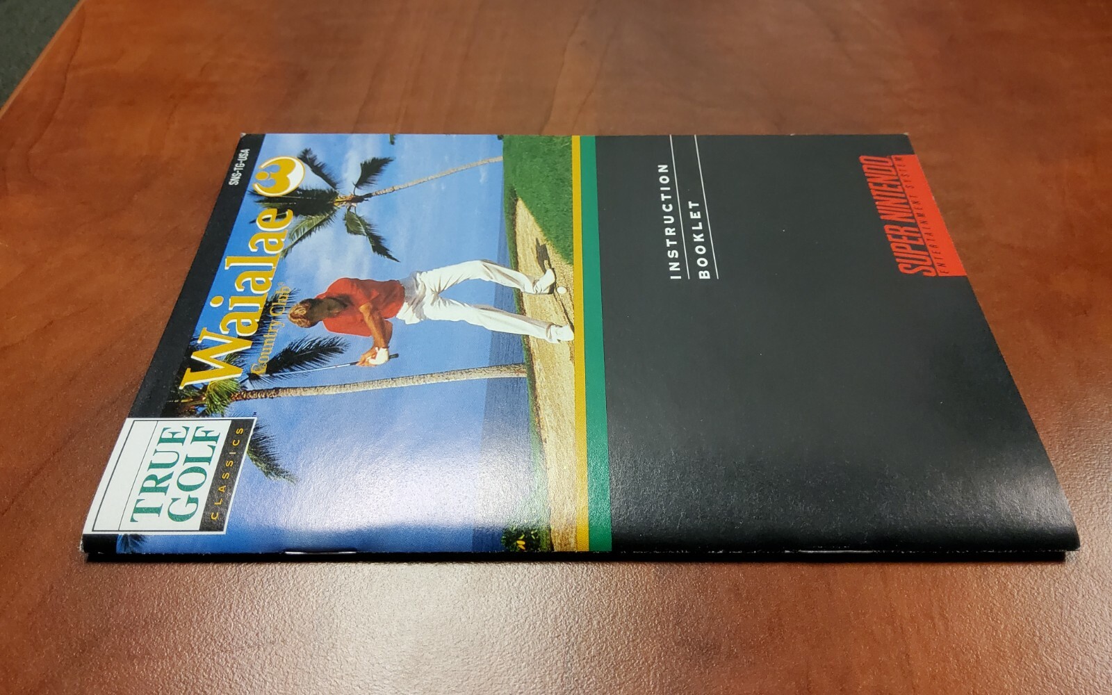 Waialae Country Club Instruction Manual Only SNS-TG-USA SNES Super Nintendo NICE