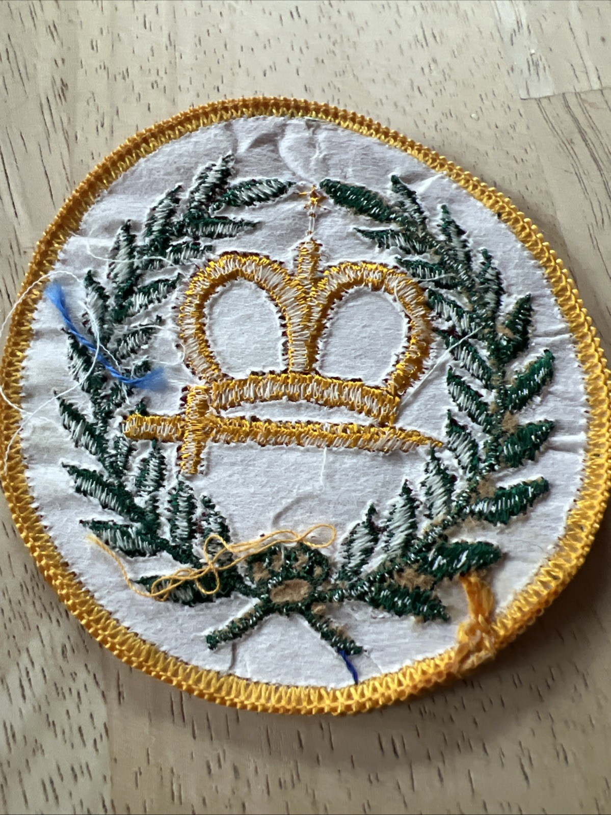 Vintage Warrant Officer Class 2 (WO2) rank Patch