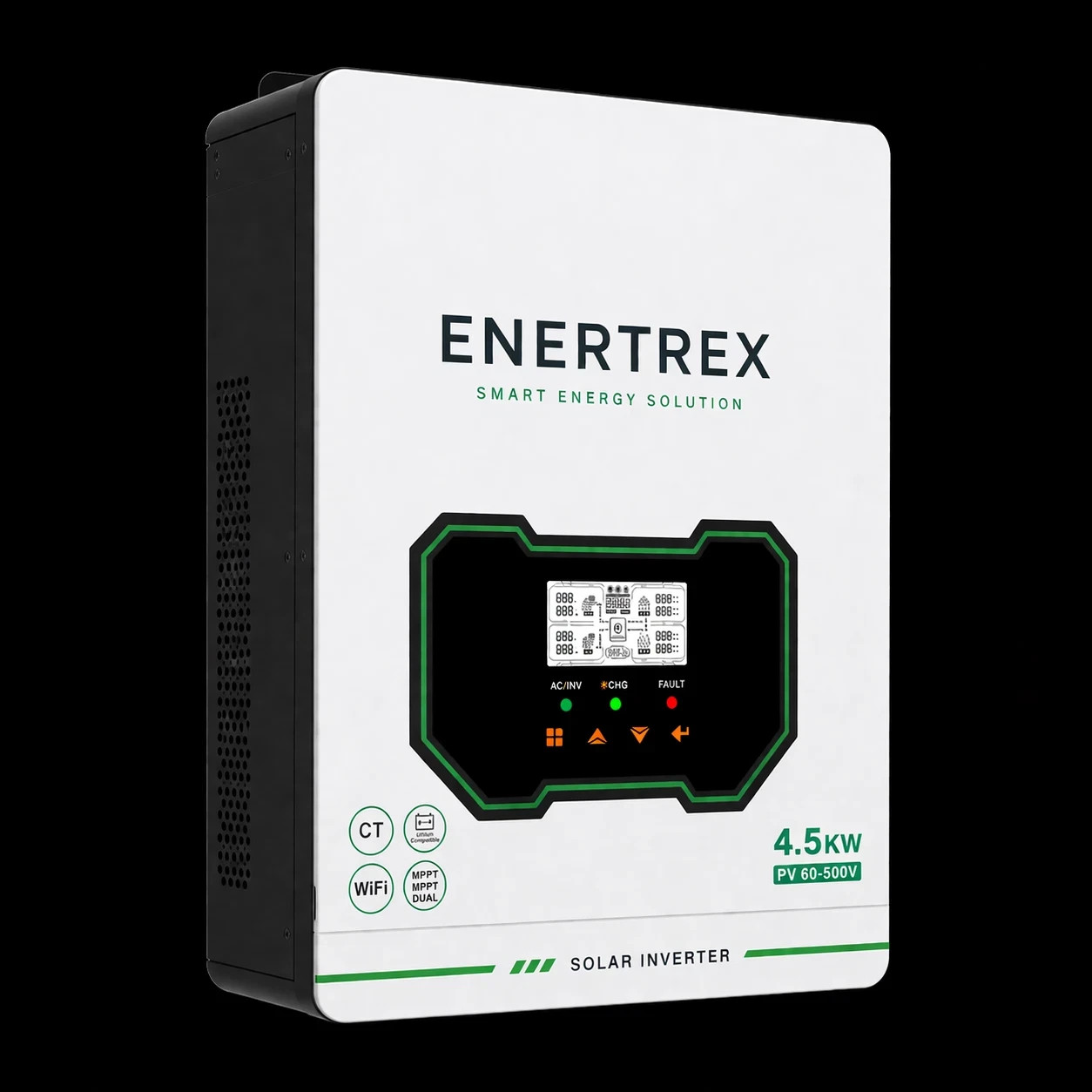 ENERTREX Solar MPPT Charge Controller 40A – Smart Energy Solution