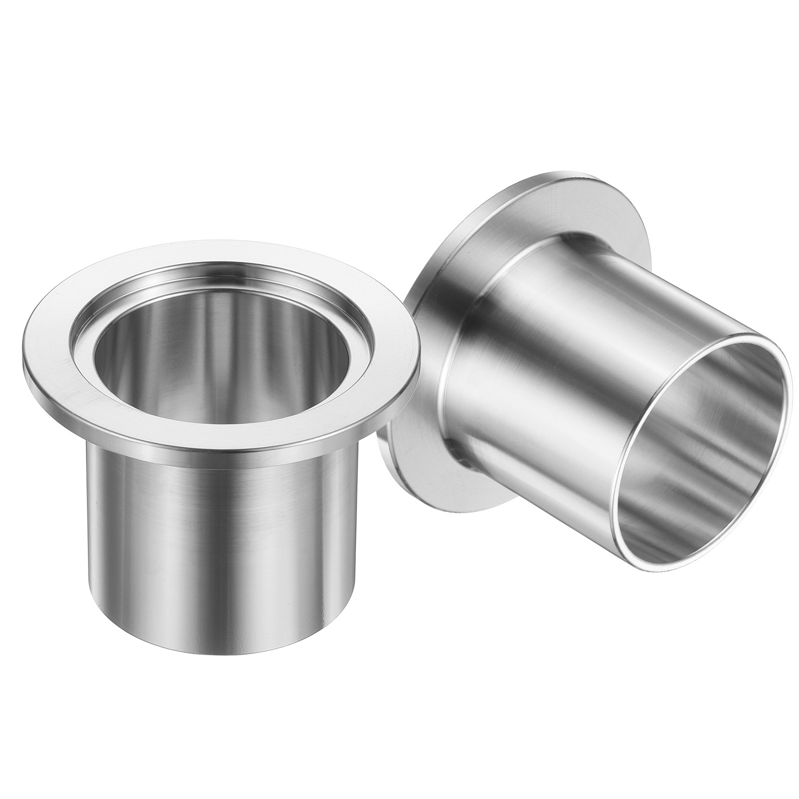 2Pcs KF25 Half Nipple Vacuum, 40mm x 38mm Stainless Steel Weld Flange Fitting