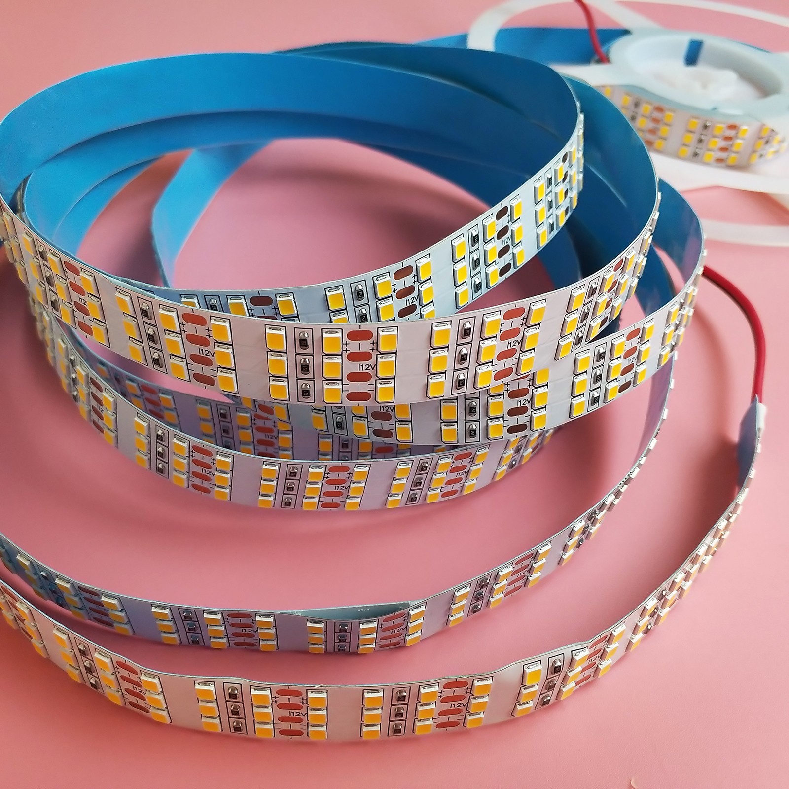12V 24V 2835 LED Flexible Strip Light 1800LEDs Triple Row Super Bright 20mm Wide