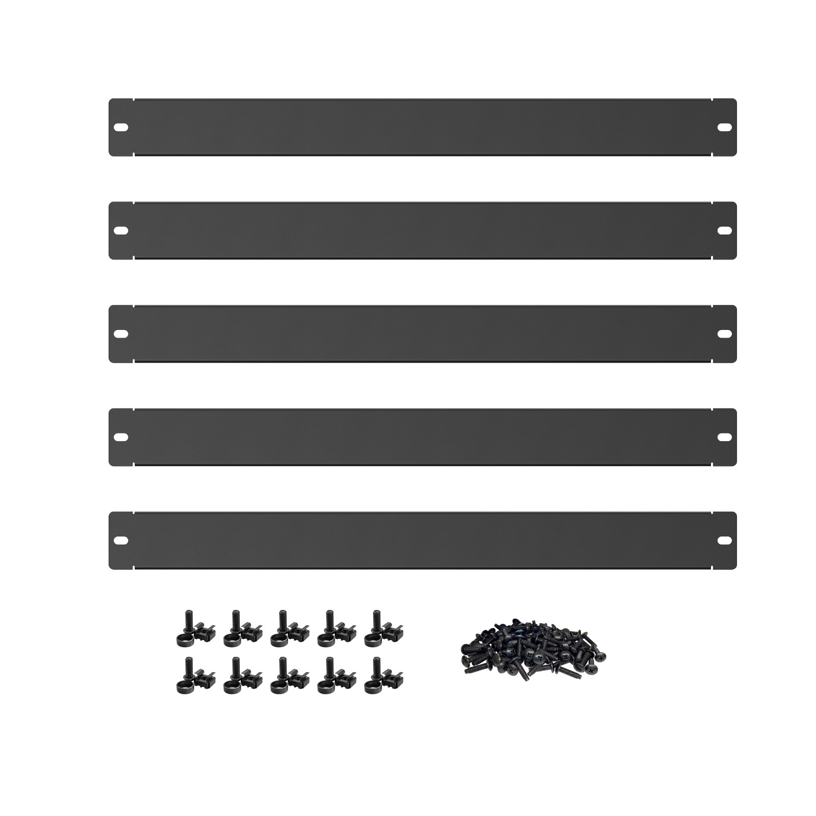 ynVISION Rack Blank Panels for 19” Server, Network & AV Rack | Hardware Included