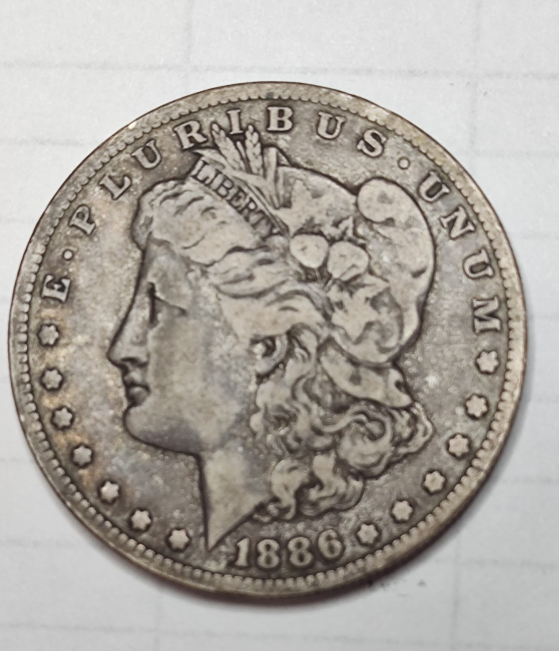 1886 O Morgan Silver Dollar ~ CIRCULATED but VALUABLE ~ 90% Silver $1 Key Date