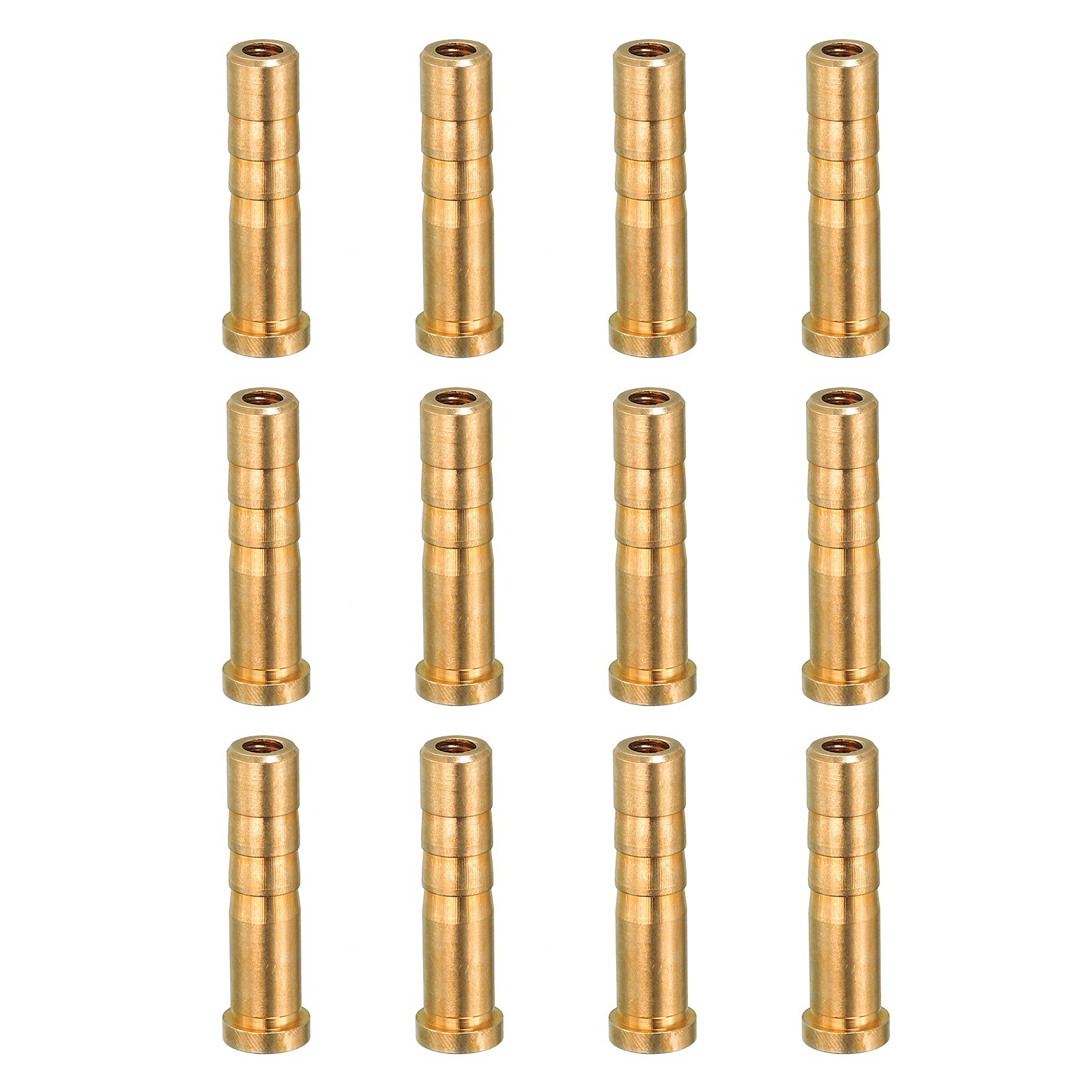12 Pack 50 Grain Archery Arrow Brass Insert for 244/ 6.2mm Carbon Arrows