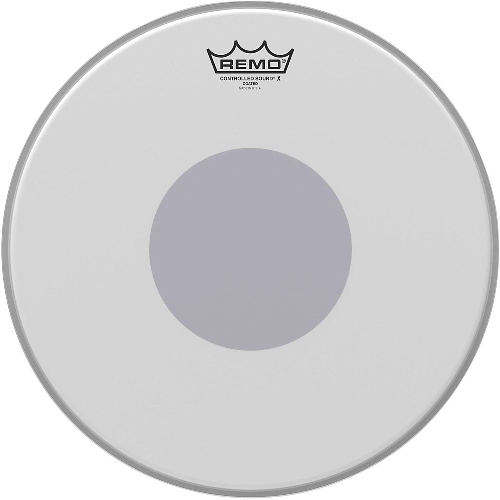 Remo Controlled Sound X Black Dot On Bottom 14" Coated