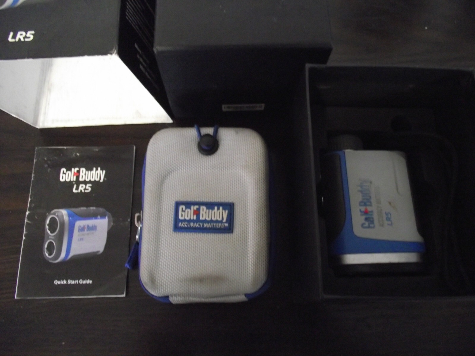 Golf Buddy LR5 Golf Rangefinder Distance Device In Original Box Tested Works