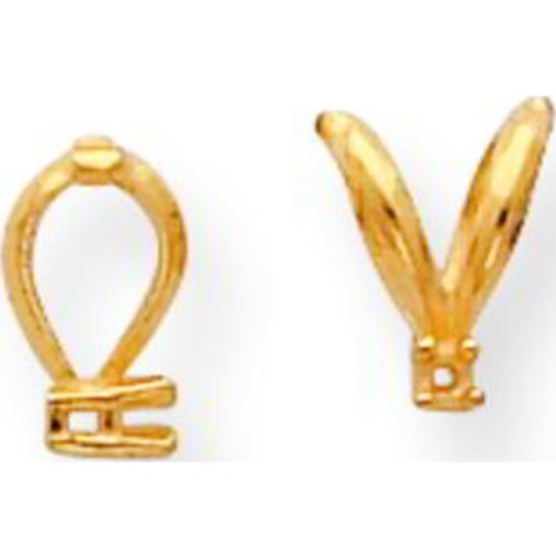 14K Gold Rabbit Ear Bail