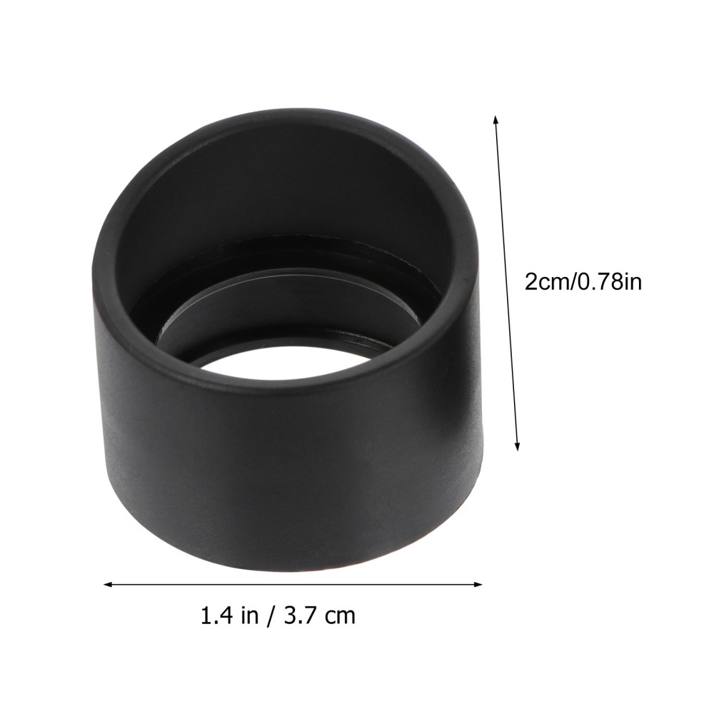 2 Pcs Microscope Goggles Rubber Eye Cup Soft Eyepiece Shield Covers Guards