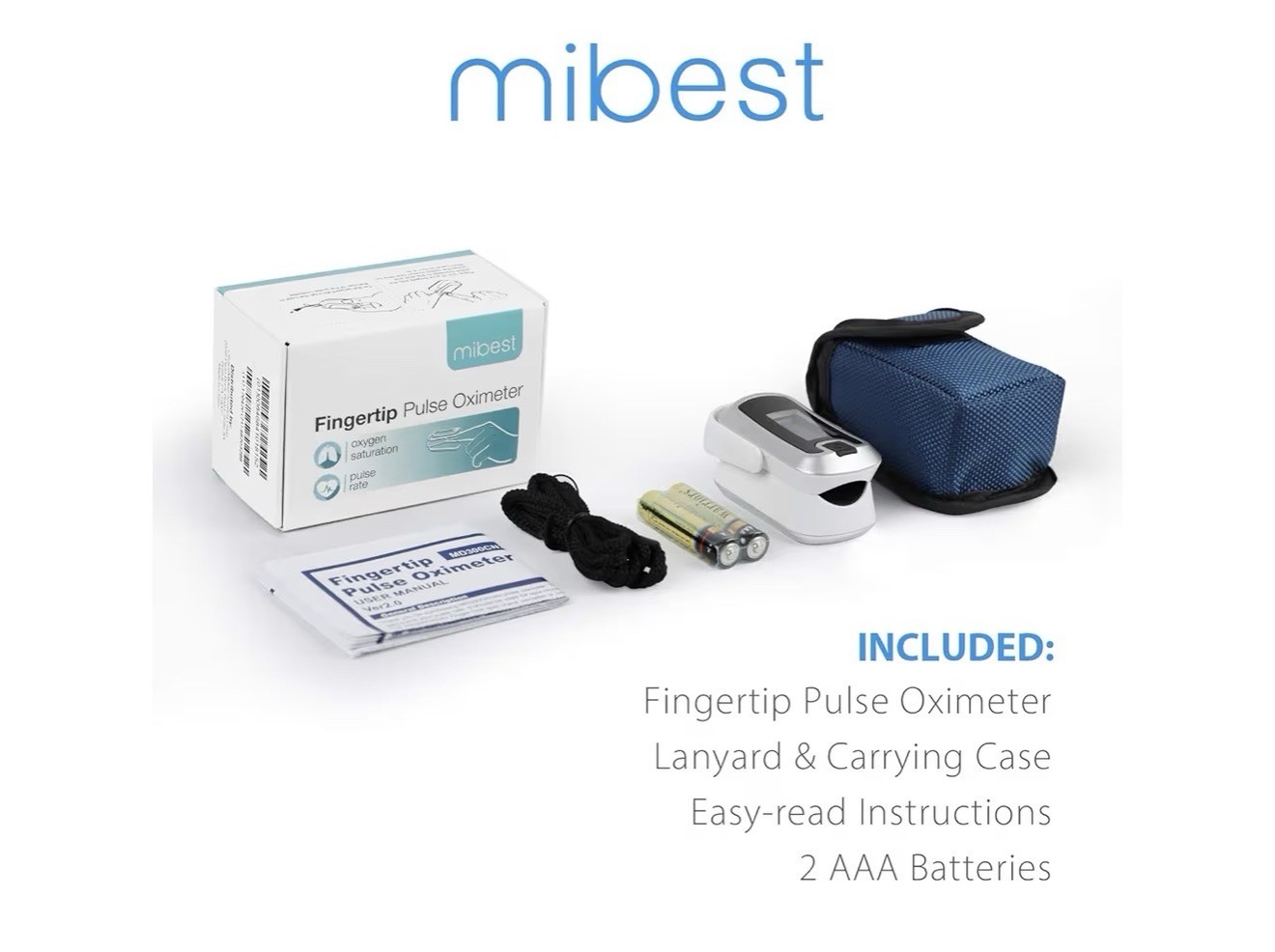 MIBES OLED Finger Pulse Oximeter
