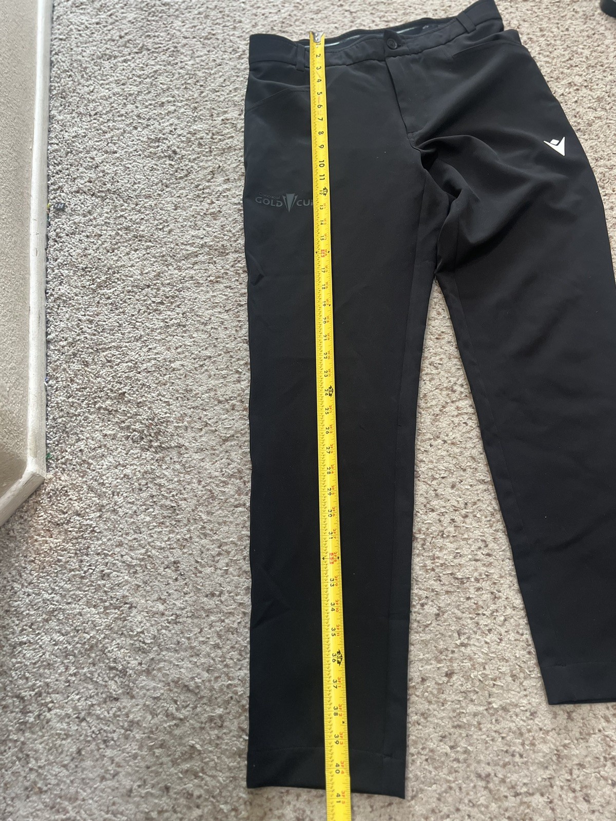 MACRON DELANEY REFEREE Black PANTS BASKETBALL Size Small