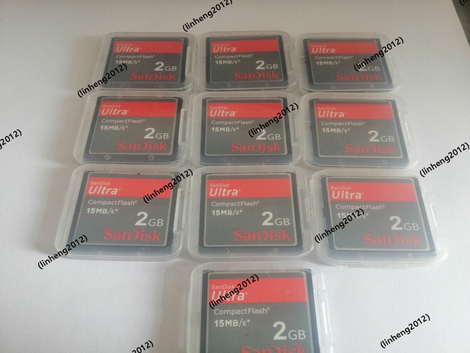 10PCS   SanDisk Ultra    2GB 15M/S CF Memory CARD compact flash card