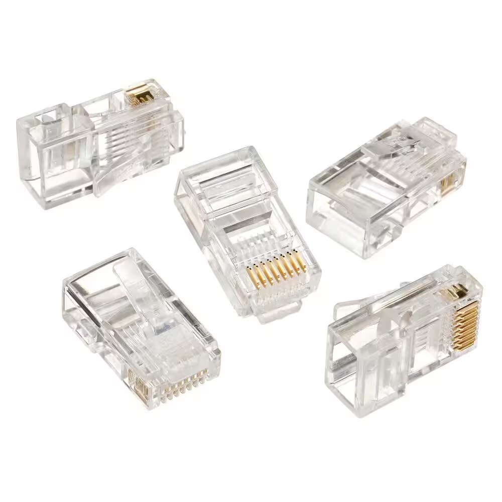 10pc - Ideal CAT5e RJ-45 8P8C Modular Plugs - 85-147 - Gold Plated