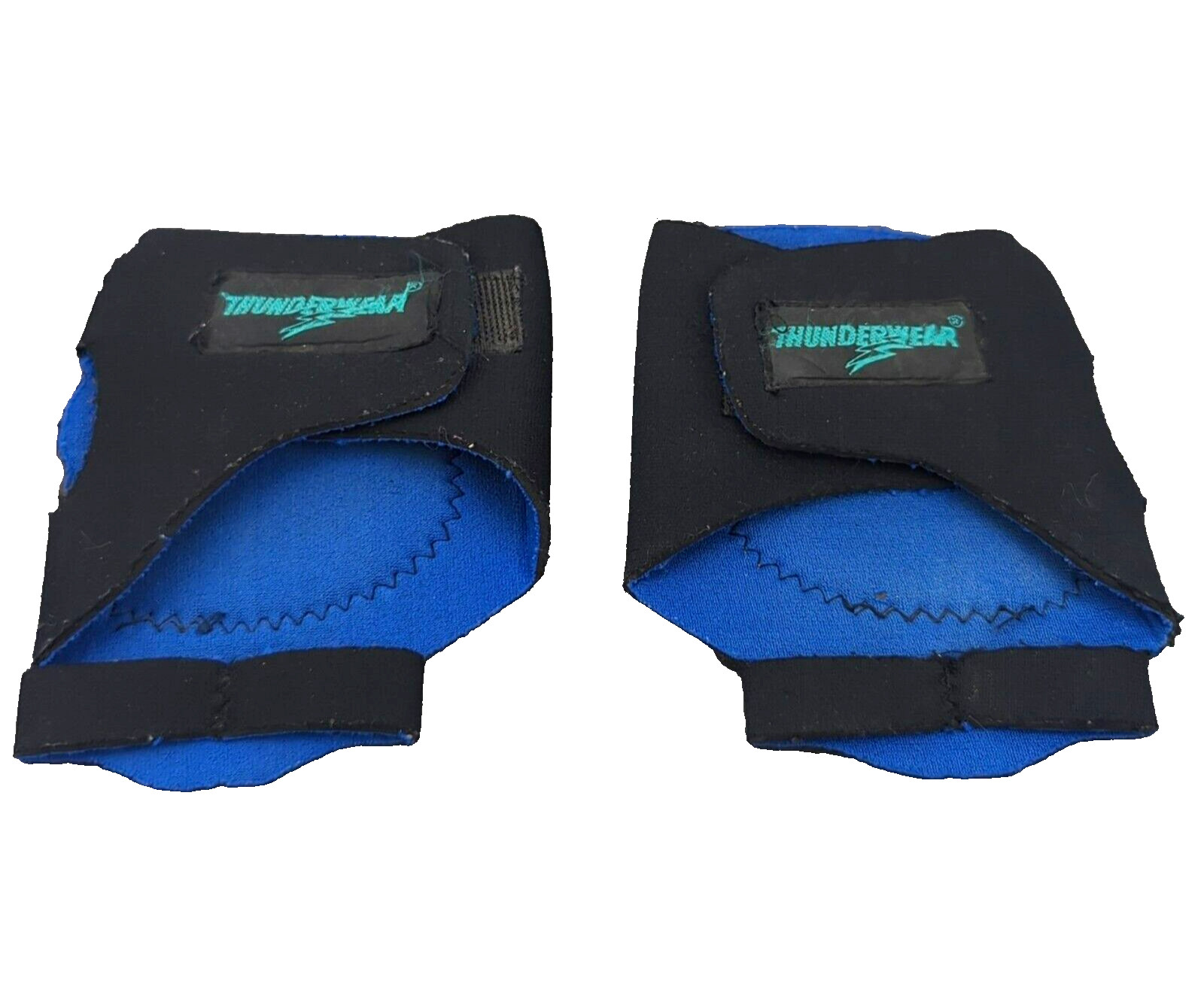 Thunderwear Neoprene Blue MMA Kickboxing Palm Hand Protector Pads Size Small