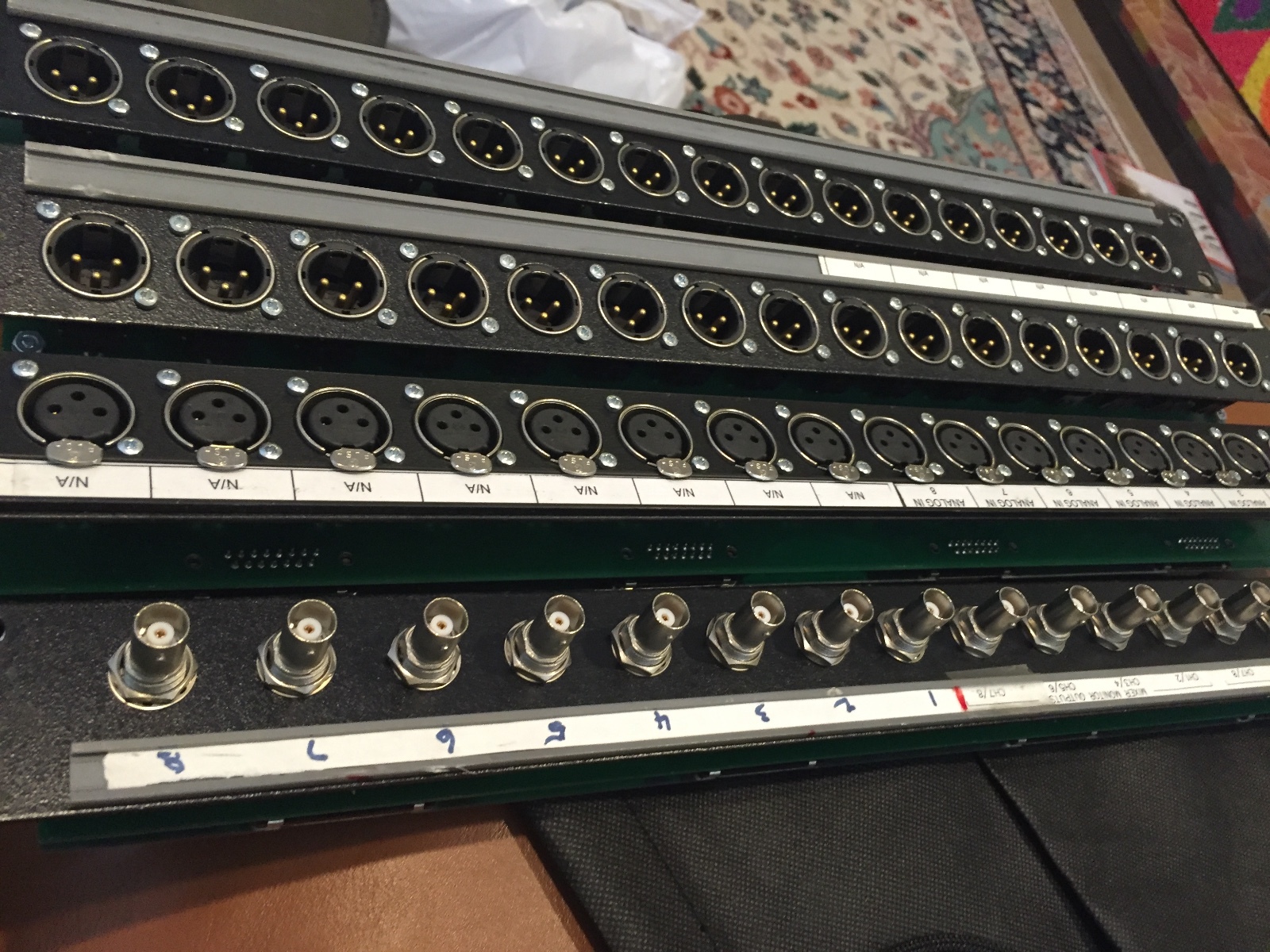 GRAHAM-PATTEN SYSTEMS COAX Patch PANEL bottom unit in the picture