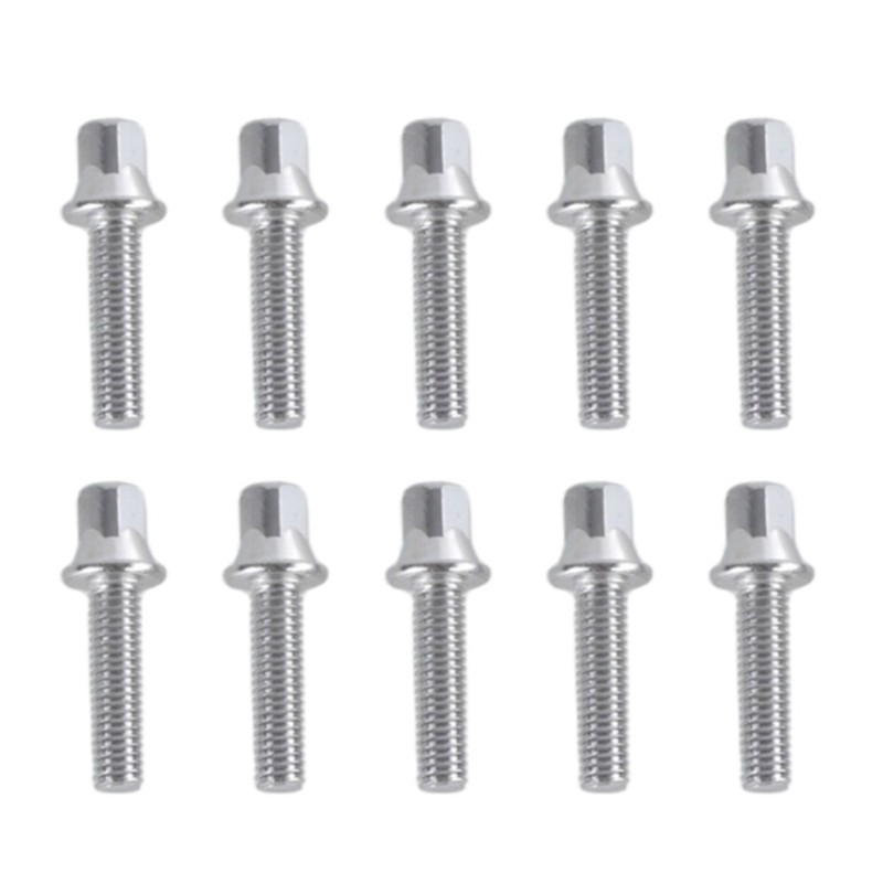10PCS Drum Screws Metal Texture Perfect for Maintaining Your Percussion Set