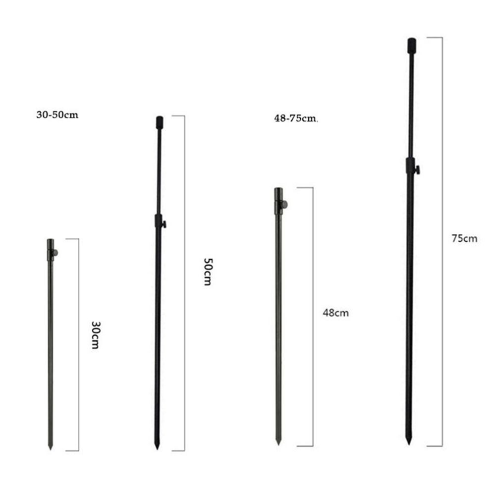 Adjustable Telescopic Fishing Rod Pod Rest 30 50cm 48 75cm for Bank Fishing Use