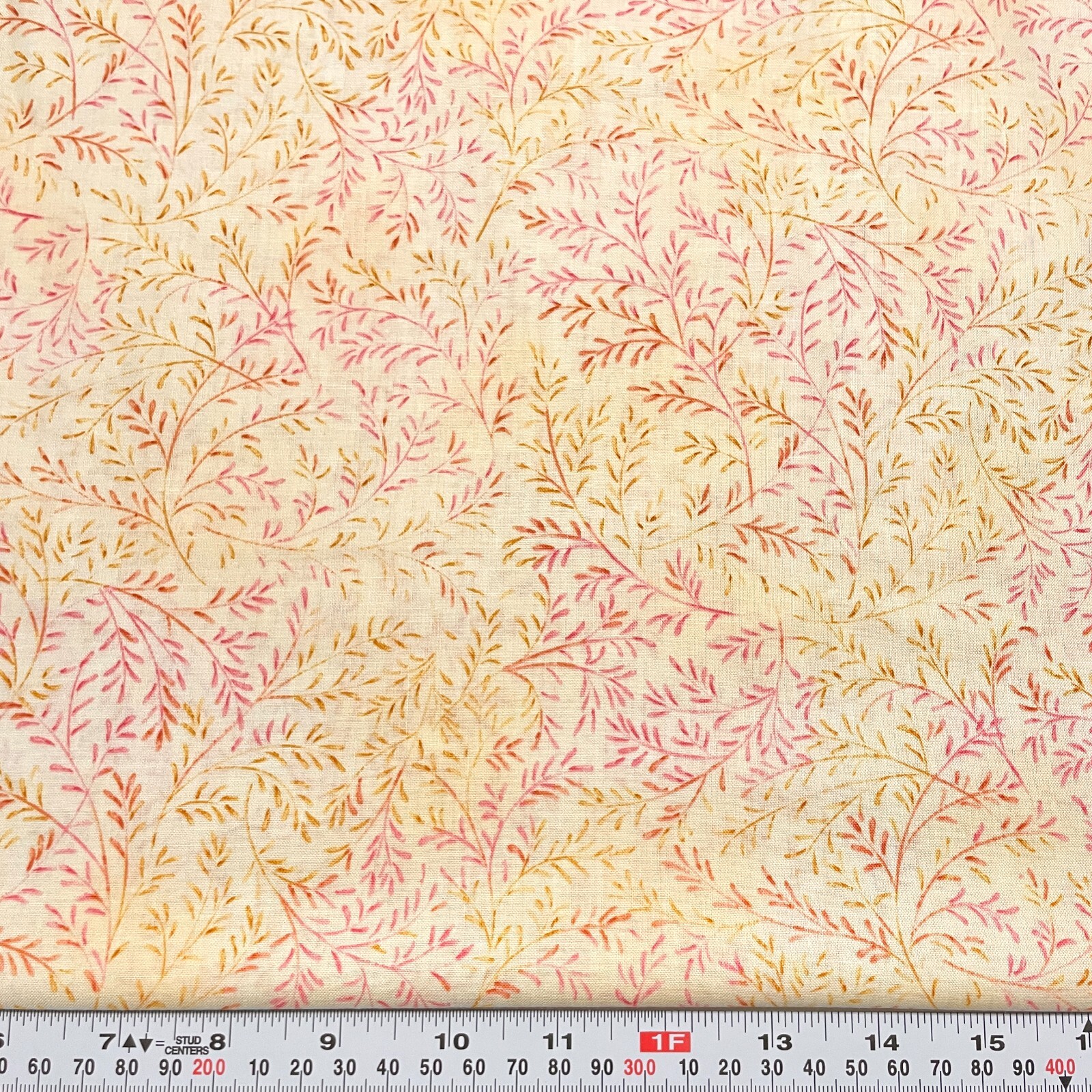 Simpatico by Maywood Yellow Cotton Fabric by the HALF YARD 18" x 43"