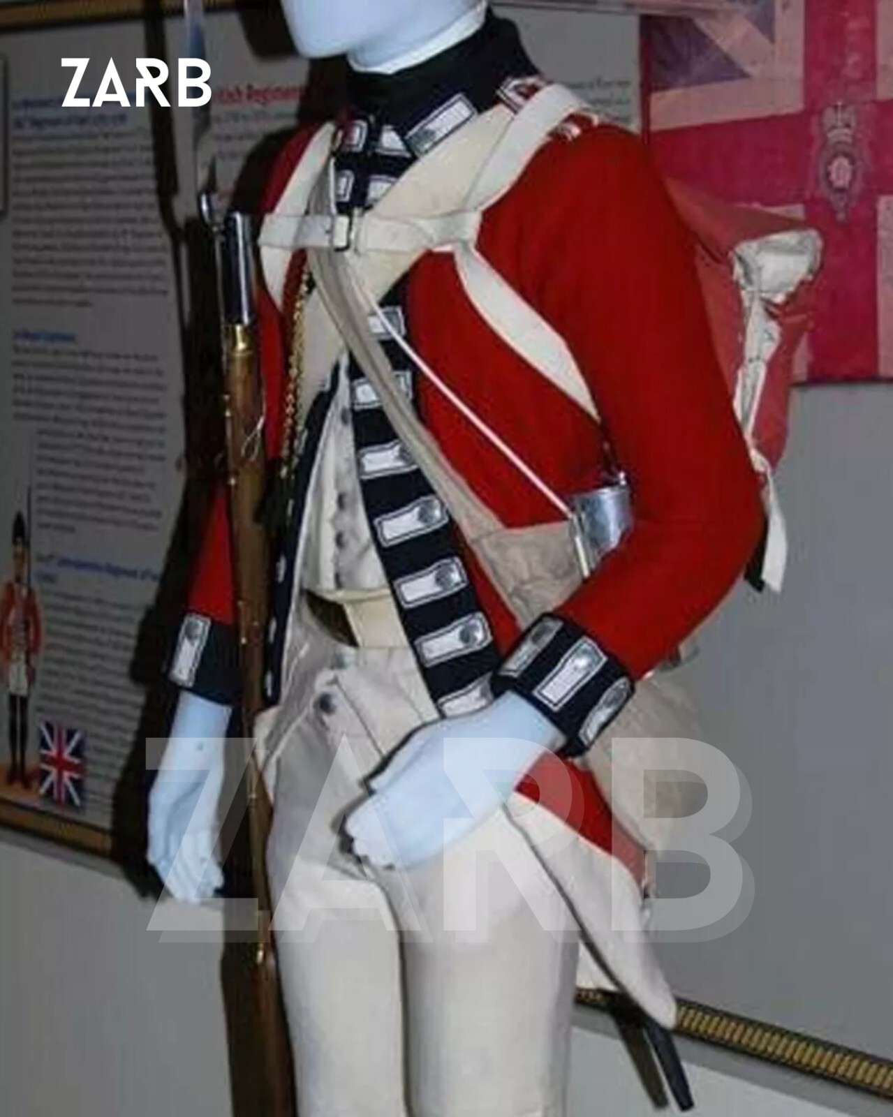 Men's British Army Redcoat - Revolutionary War Complete Costume